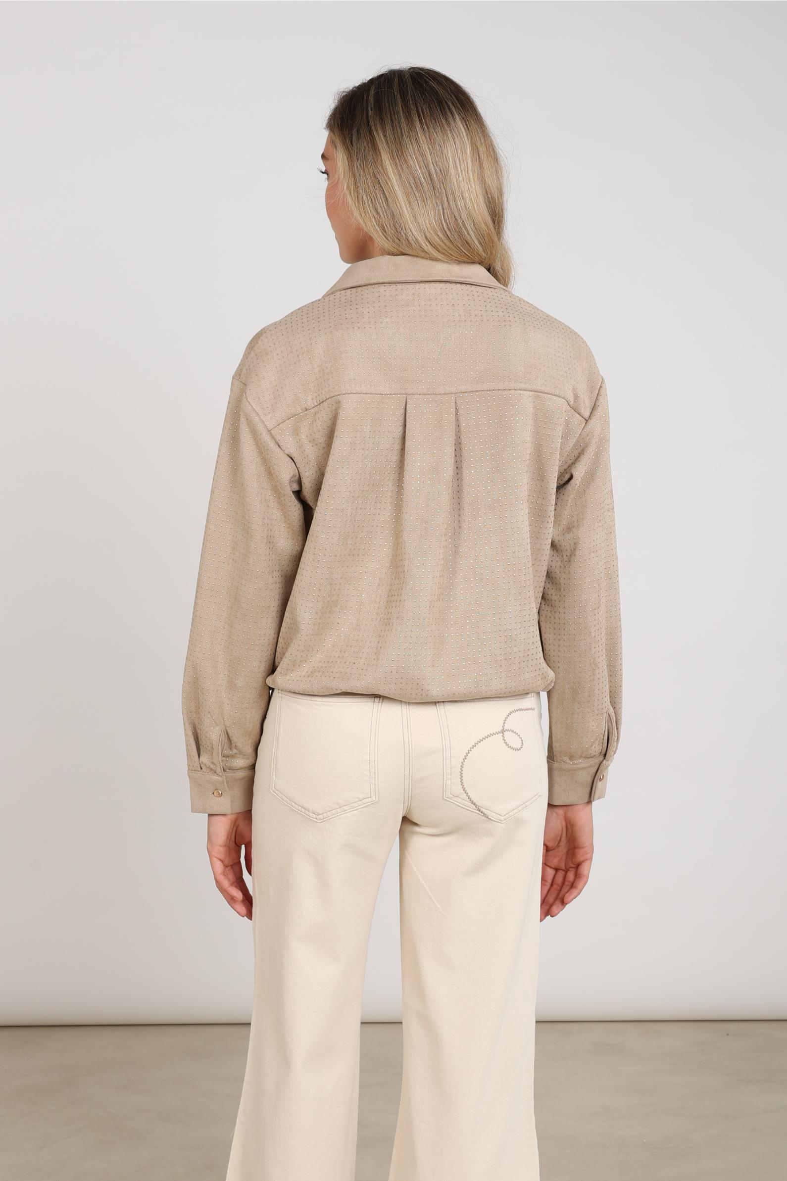 Newport Blouse Studs | Sand/Gold