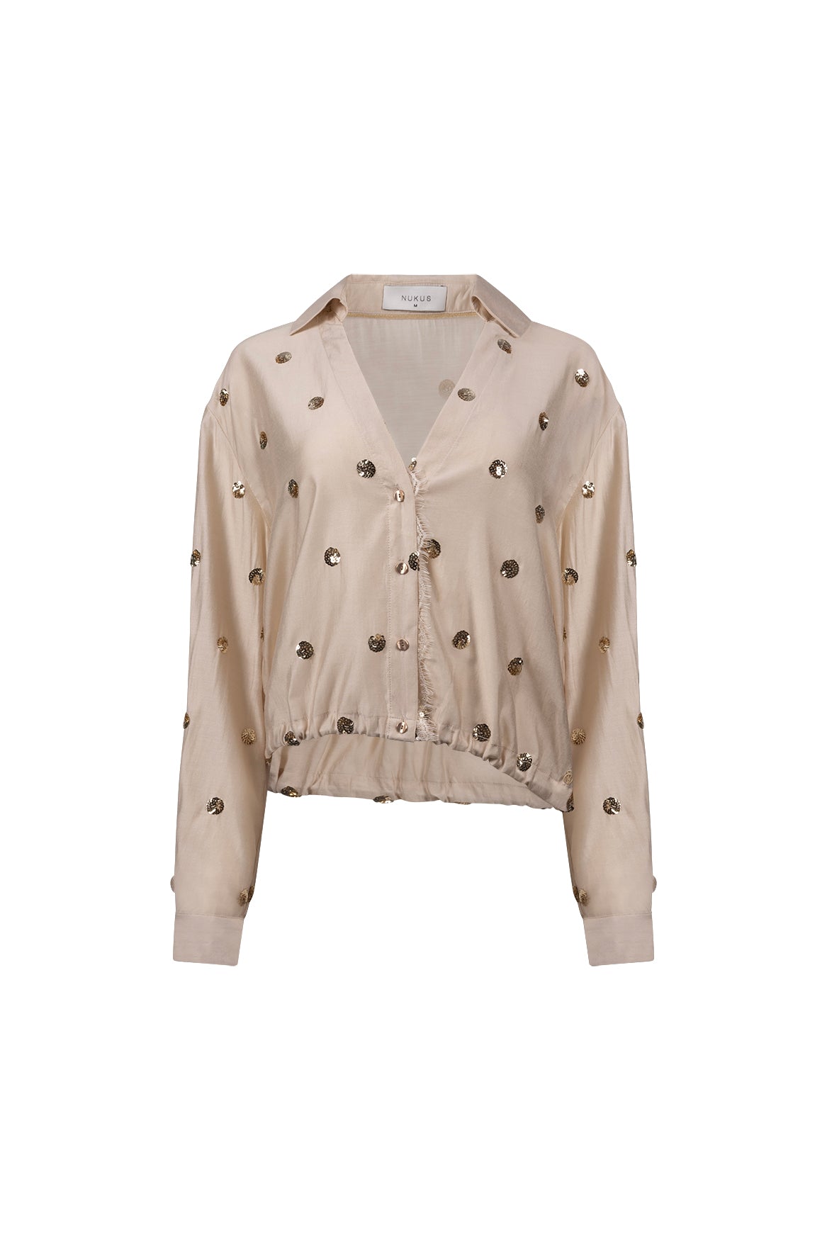 Anika Blouse Paillet | Sand