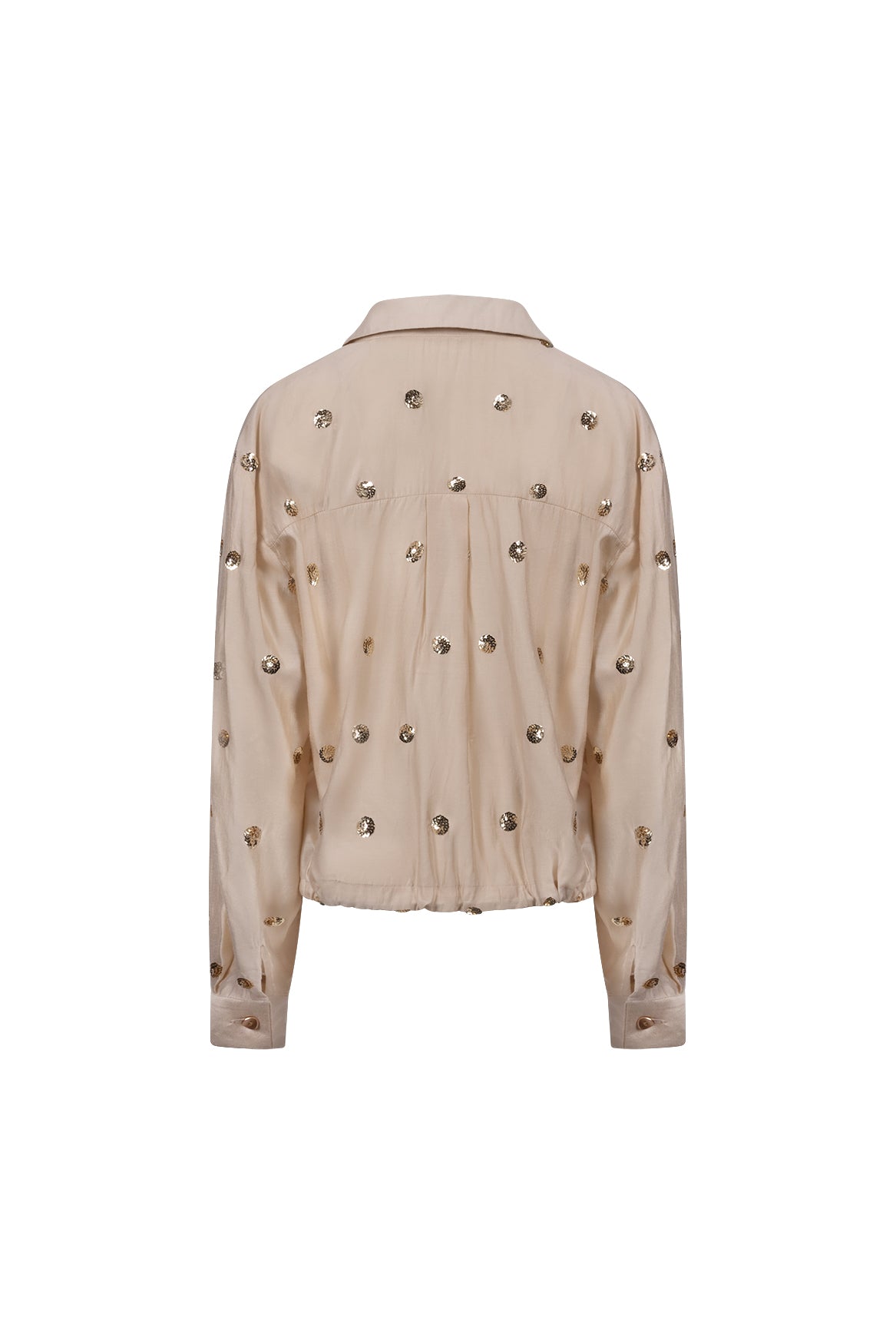 Anika Blouse Paillet | Sand