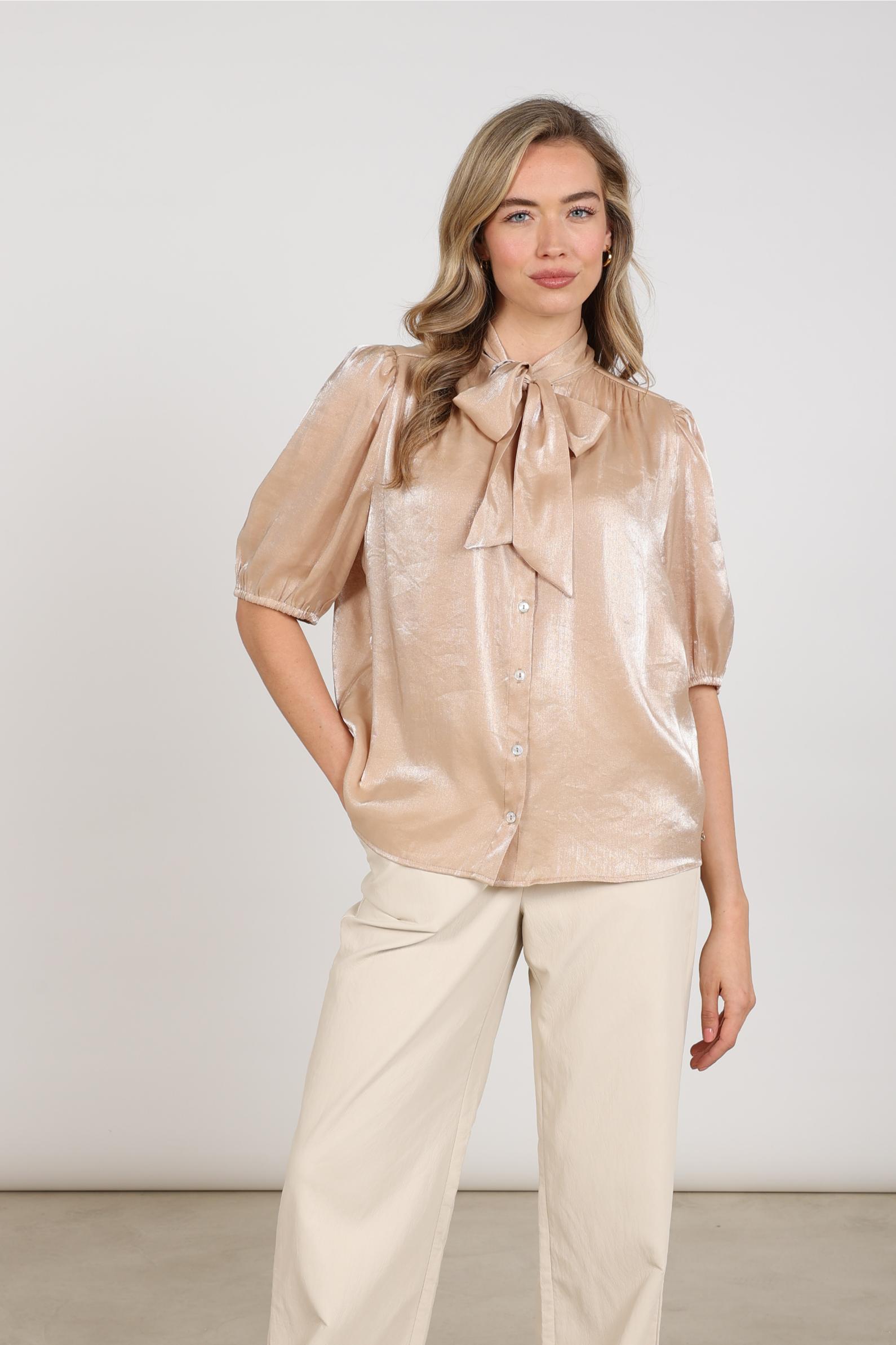 Alberta Blouse Bow | Sand