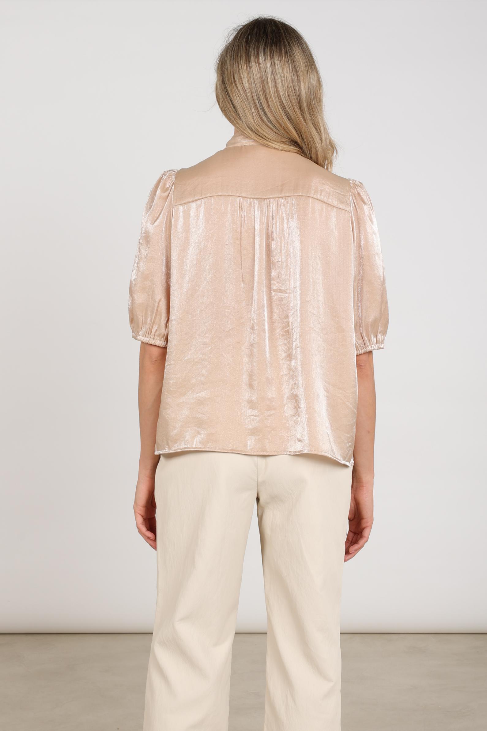 Alberta Blouse Bow | Sand