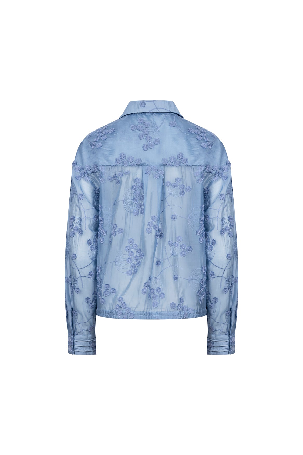 Aaliya Blouse Flower | Sky