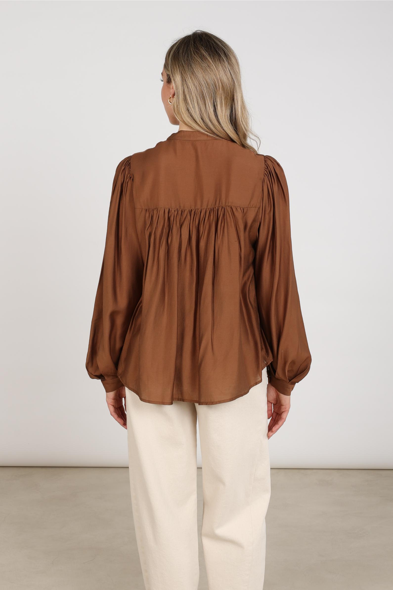 Alishka Blouse | Espresso