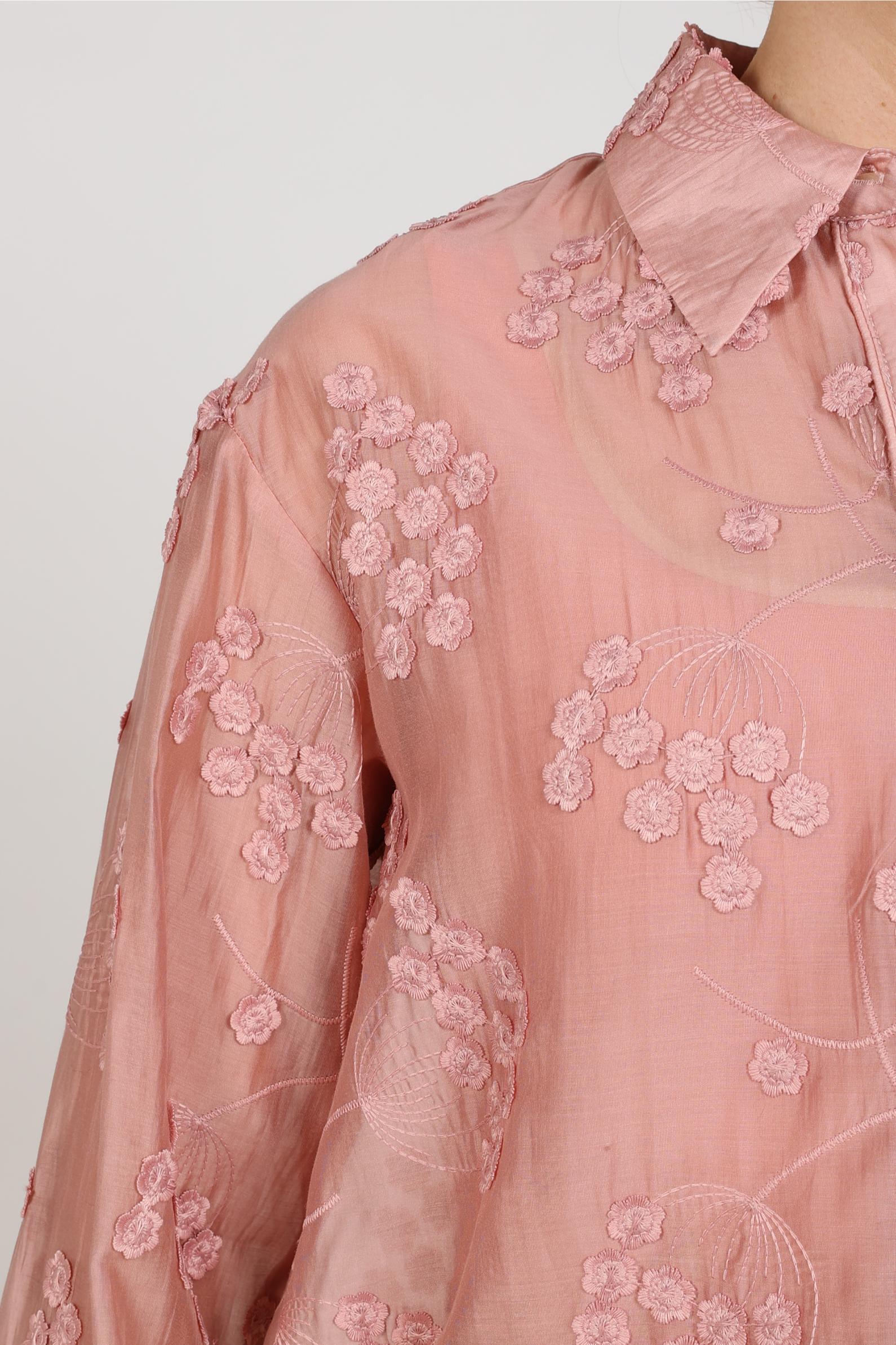 Aaliya Blouse Flower | Rose