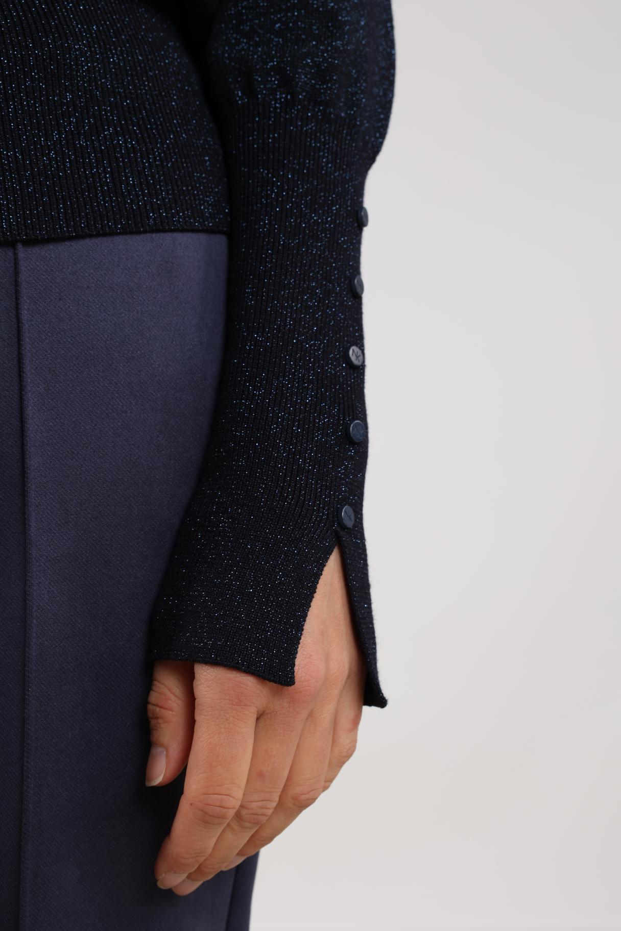 Sylvia Pullover Lurex | Navy