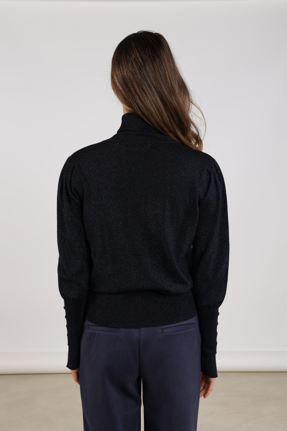 Sylvia Pullover Lurex | Navy