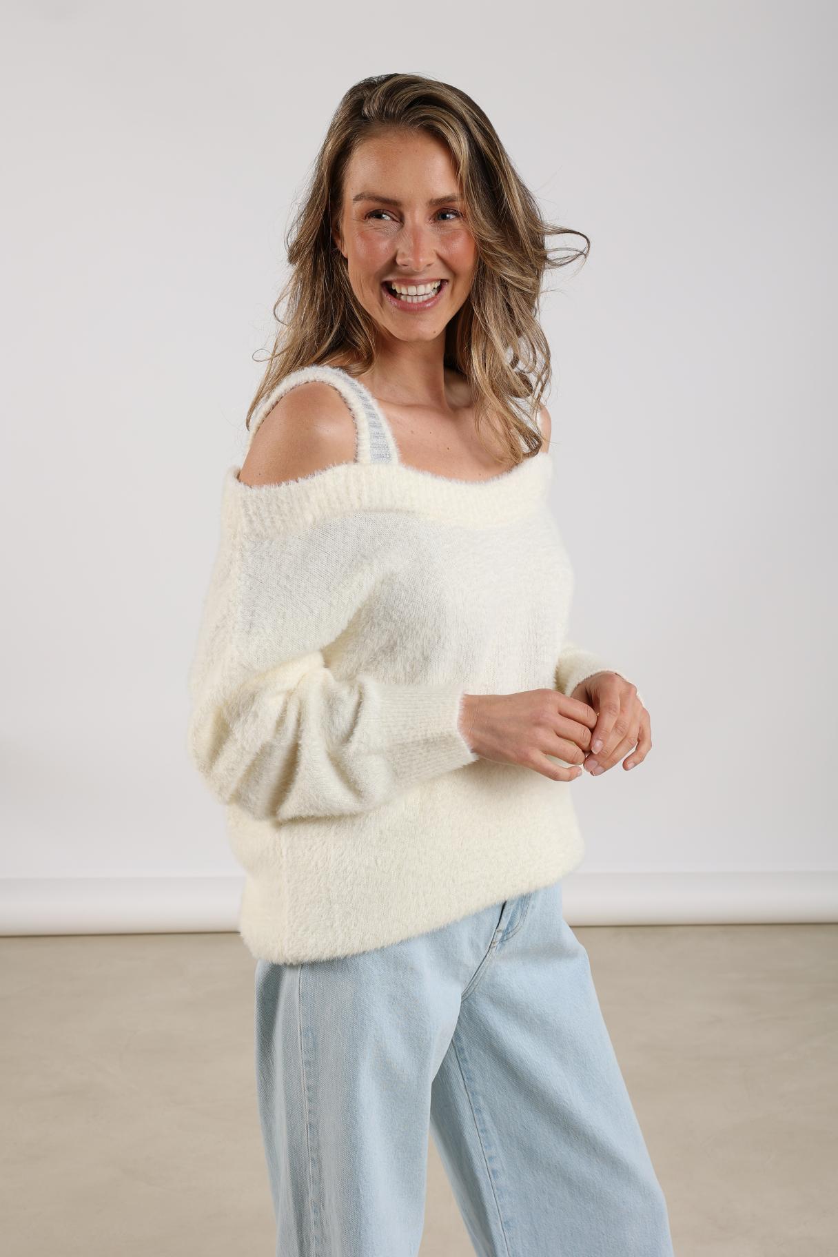 Praag Pullover Lurex | Off White