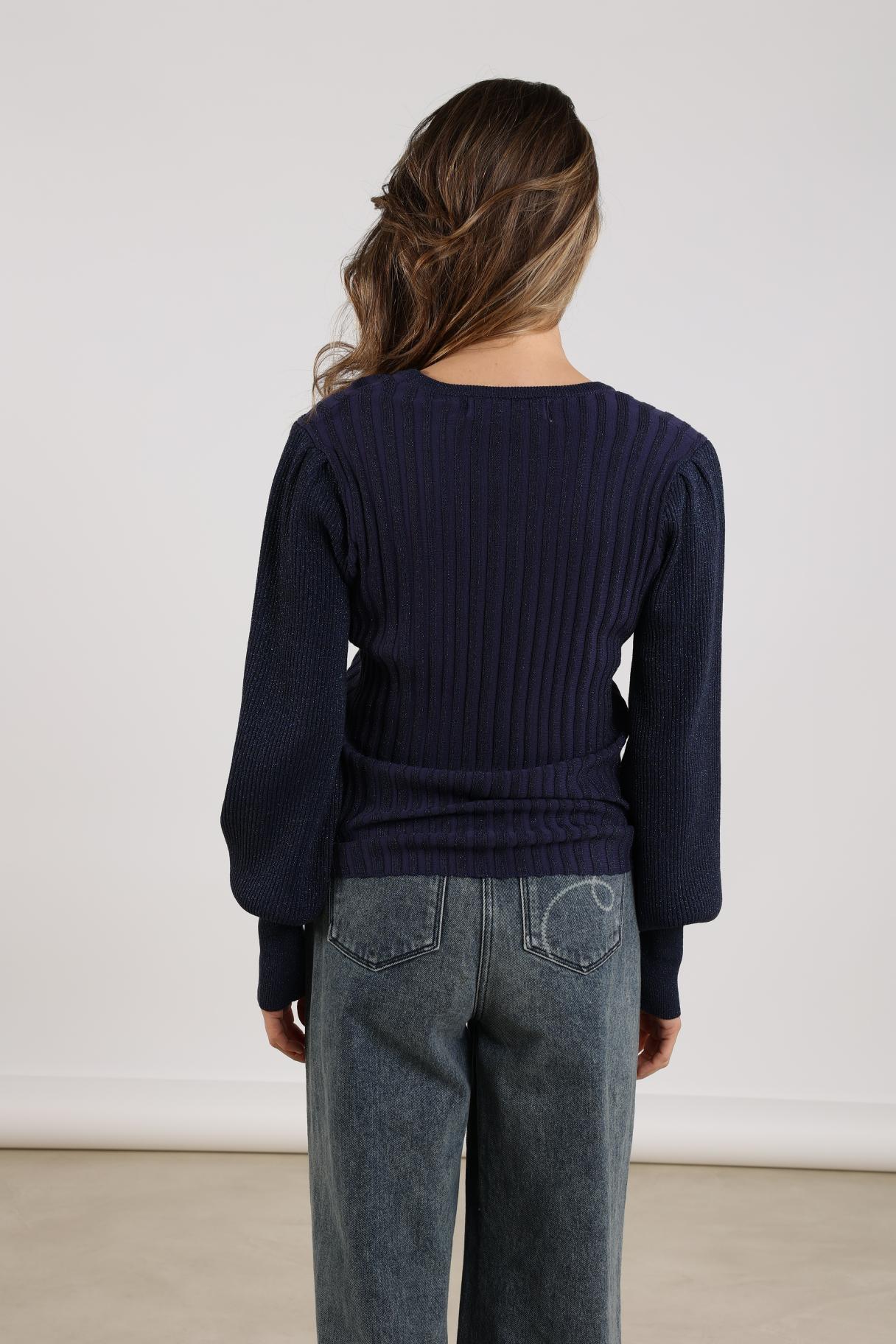 Mulberry Pullover Lurex | Navy