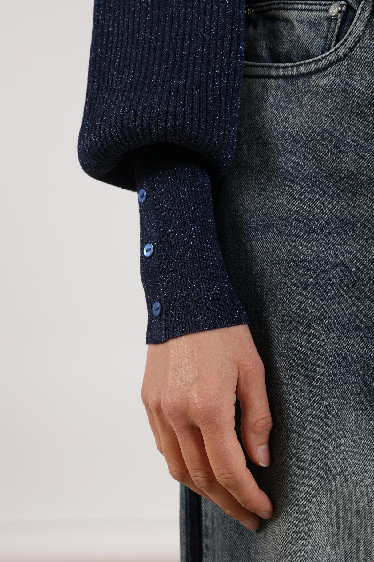 Mulberry Pullover Lurex | Navy