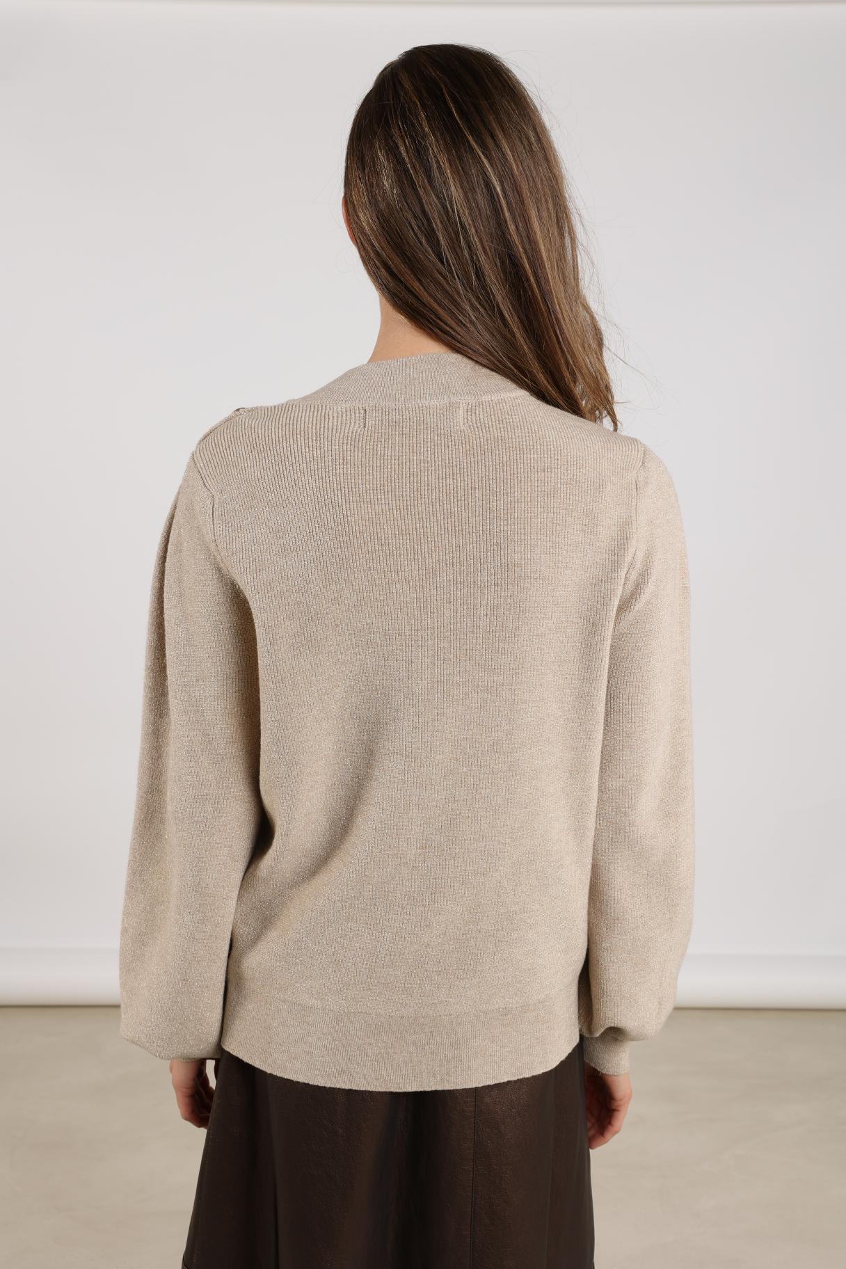 Daytona Pullover Lurex | Sand