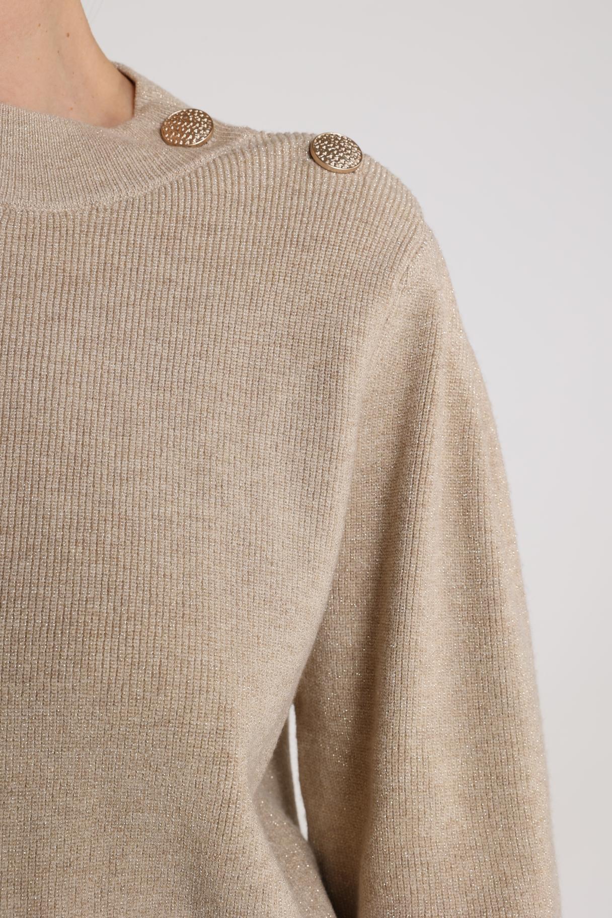 Daytona Pullover Lurex | Sand