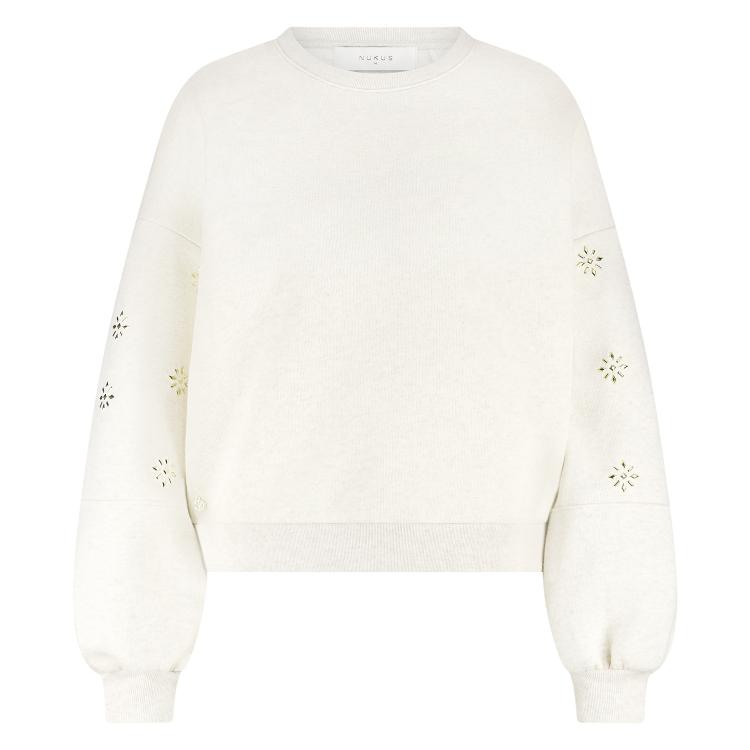 Amadora Sweater Flowerstuds | Sand