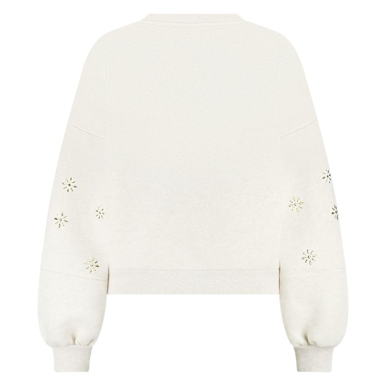 Amadora Sweater Flowerstuds | Sand