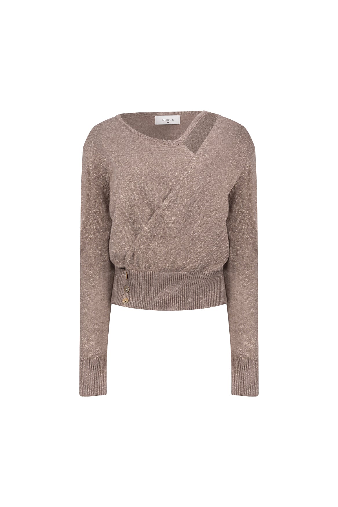 Kolli Pullover Lurex | Taupe