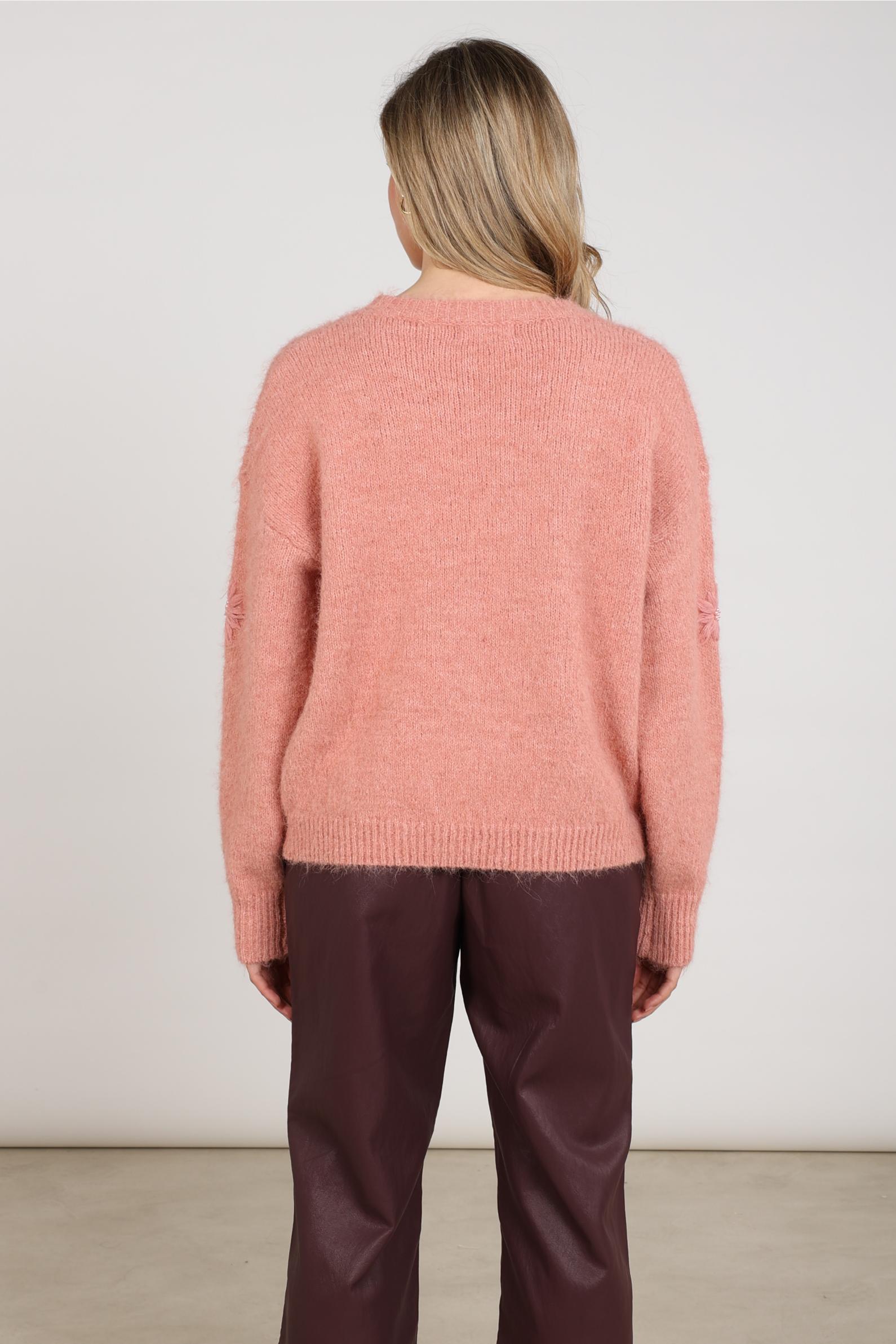 Konstanza Pullover Flower | Rose