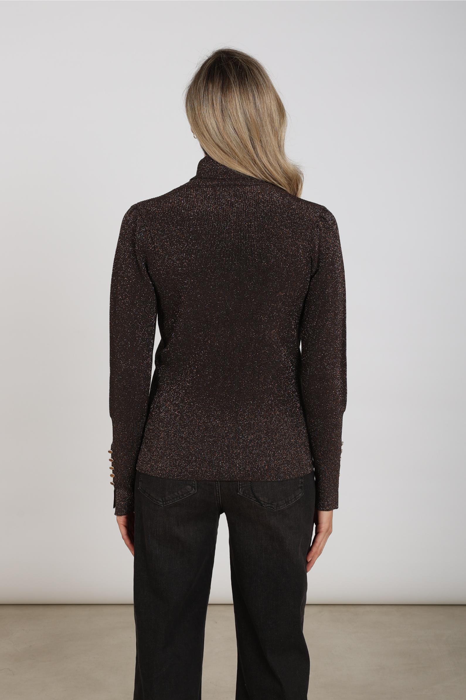 Sylvia Pullover Lurex | Chocolate
