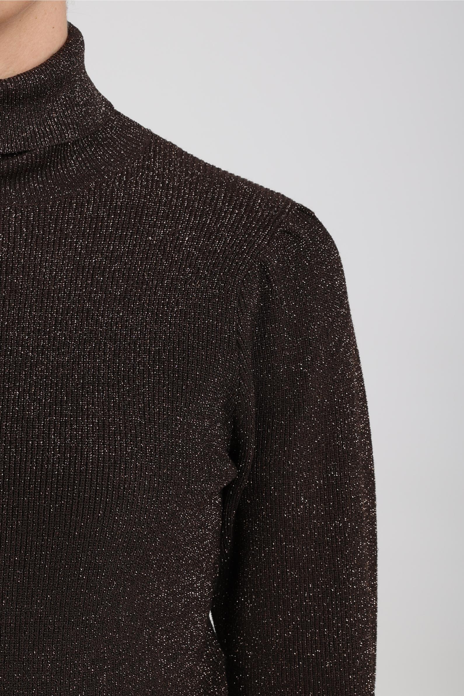Sylvia Pullover Lurex | Chocolate