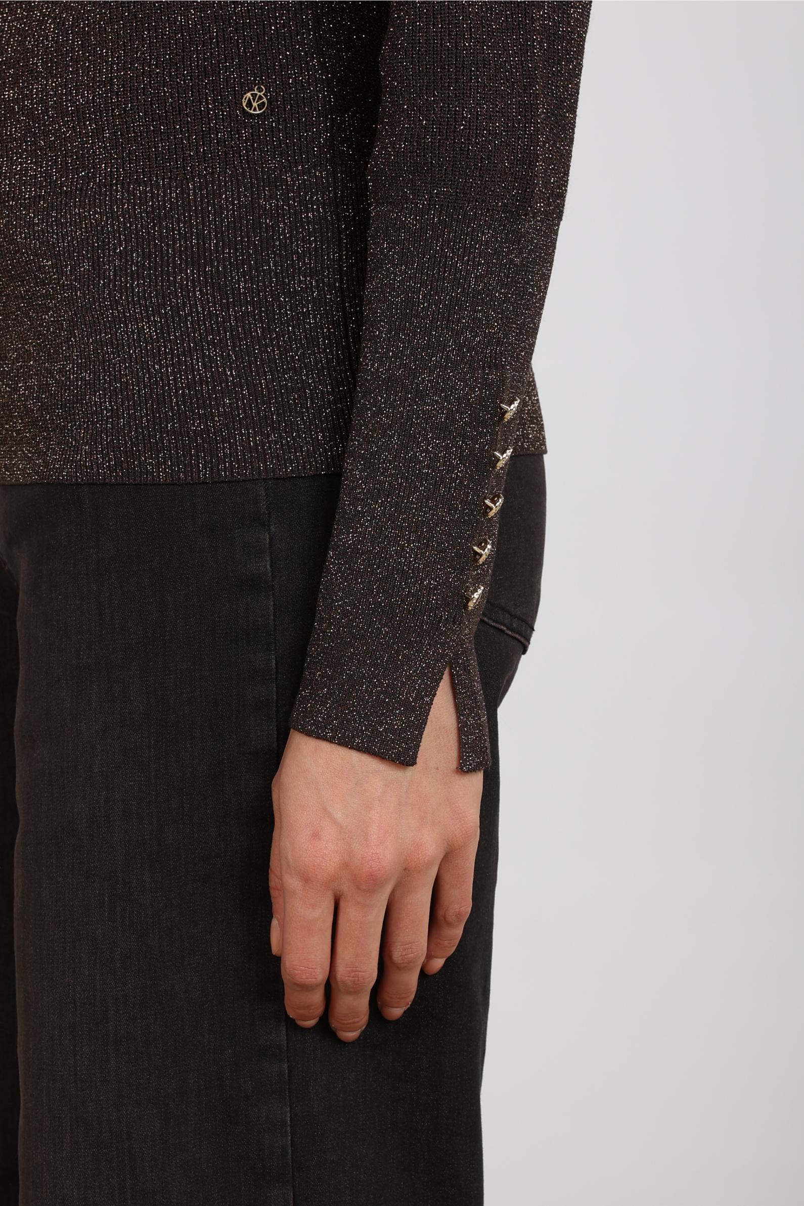 Sylvia Pullover Lurex | Chocolate