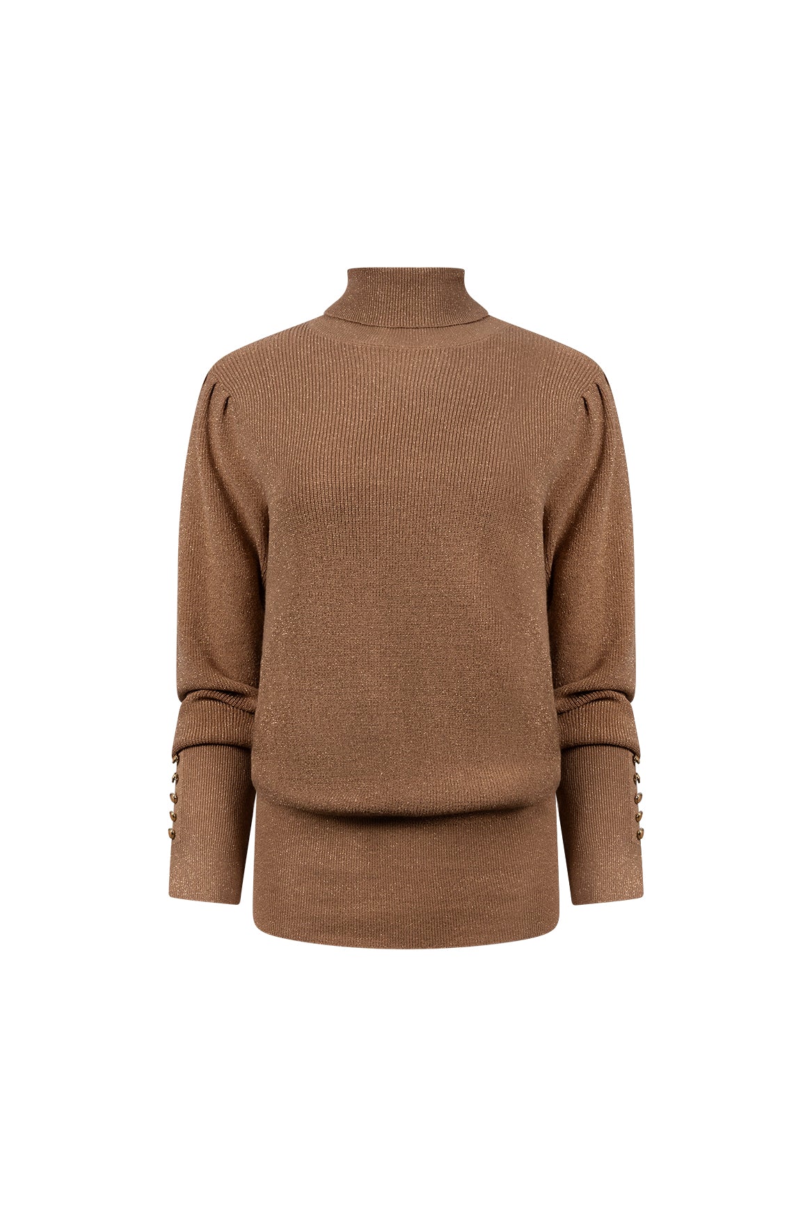 Sylvia Pullover Lurex | Toffee