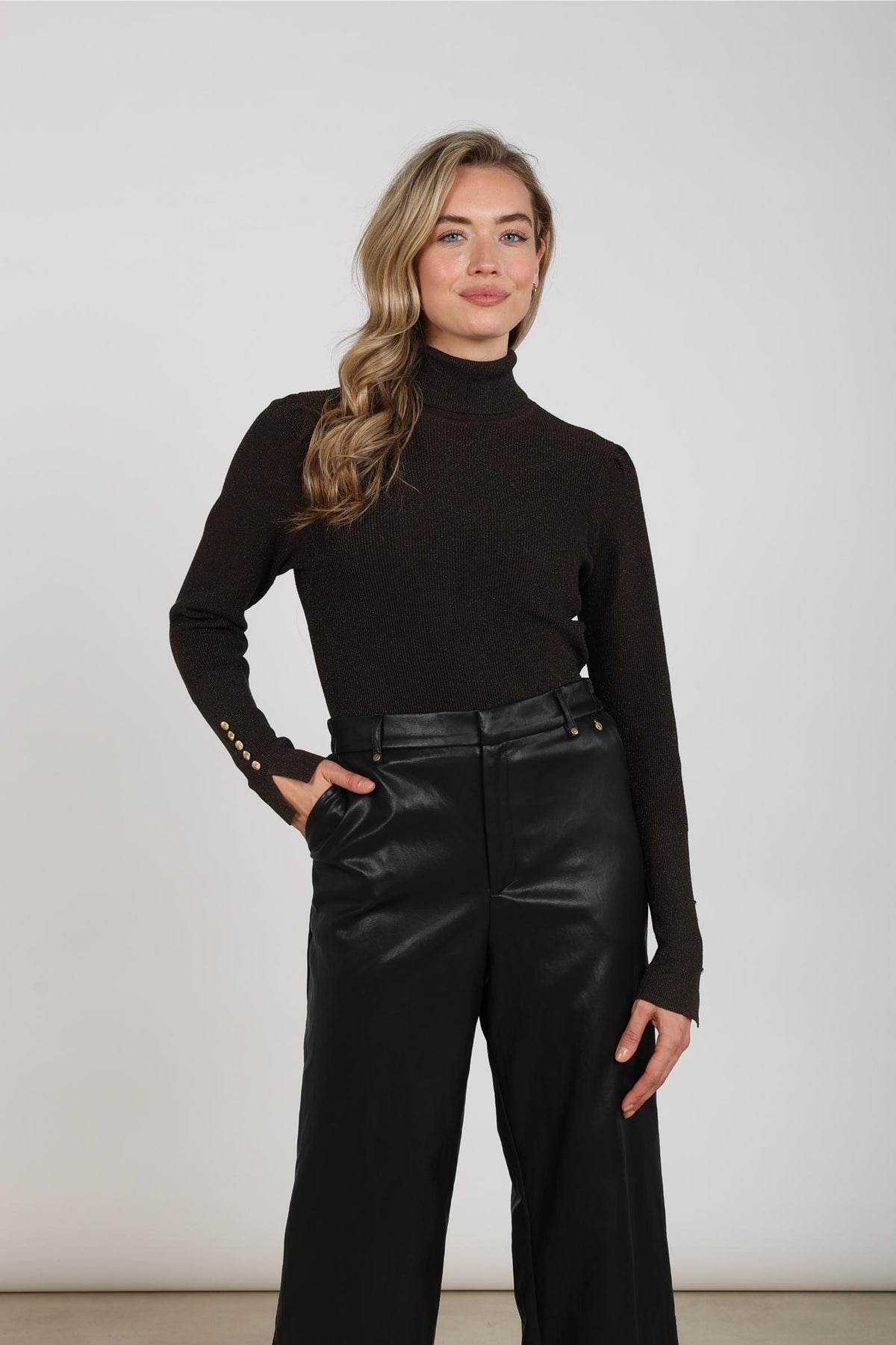 Sylvia Pullover Lurex | Black
