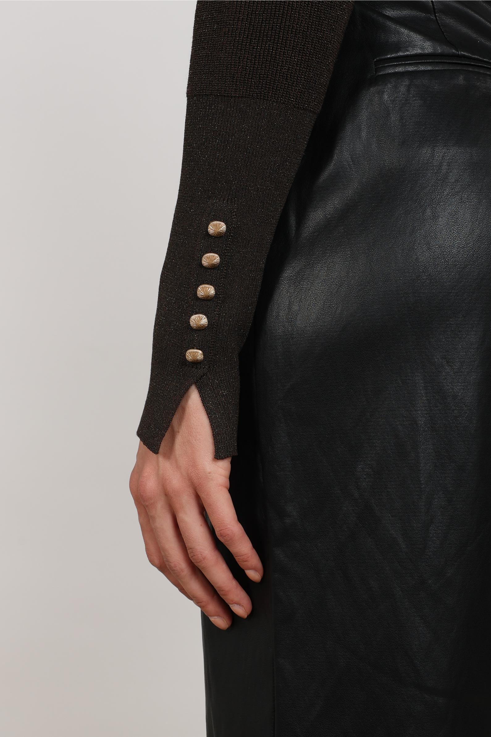 Sylvia Pullover Lurex | Black