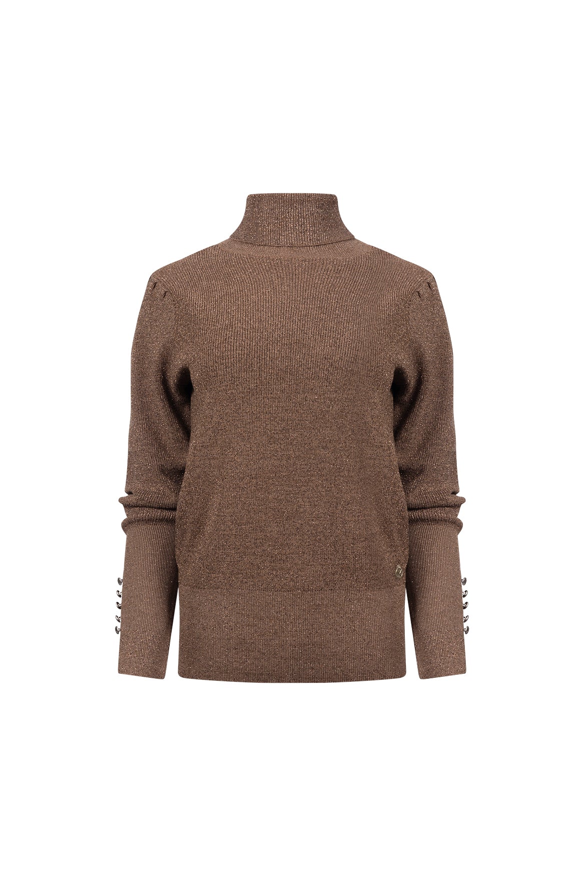 Sylvia Pullover Lurex | Taupe