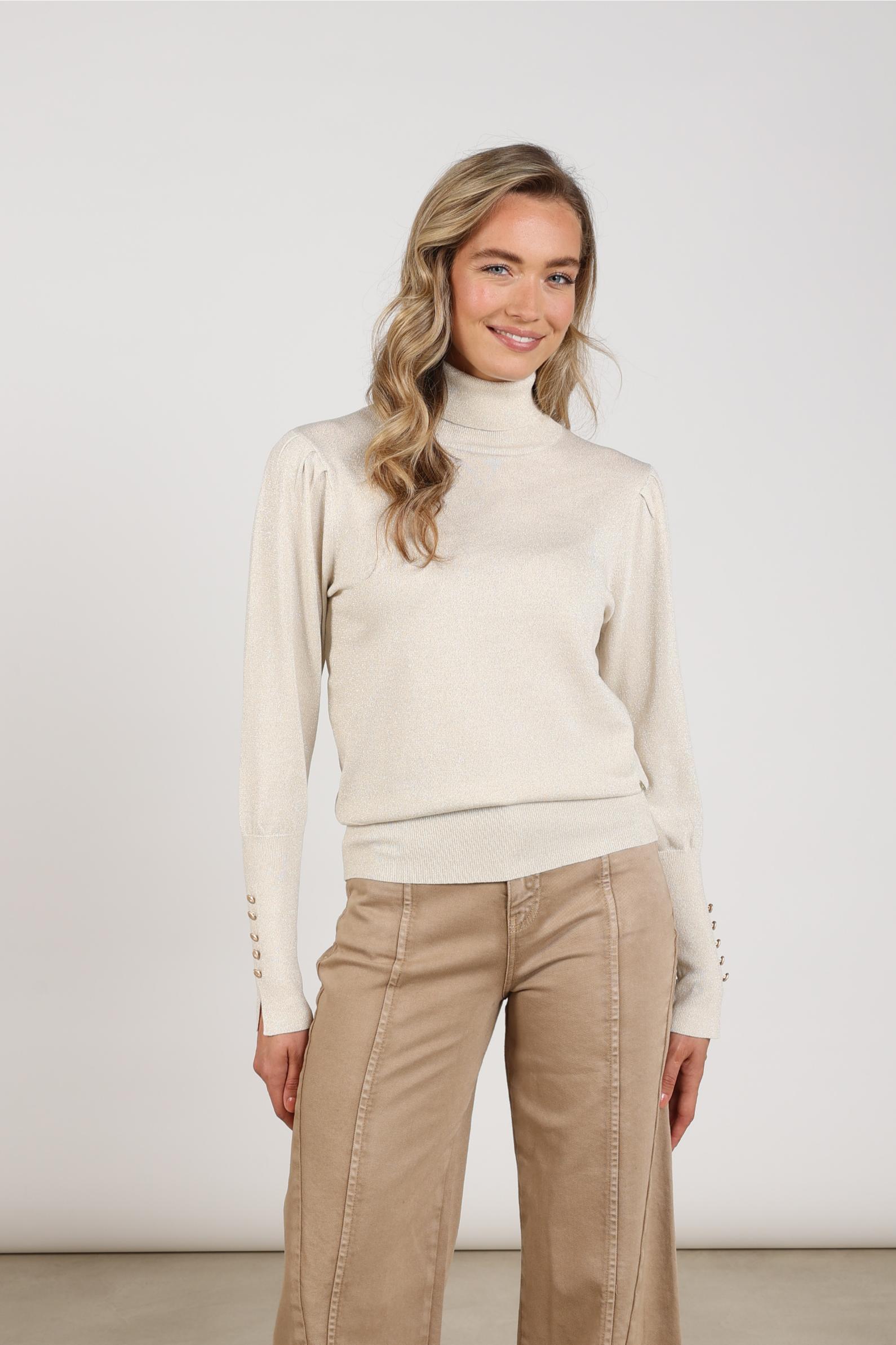 Sylvia Pullover Lurex | Sand