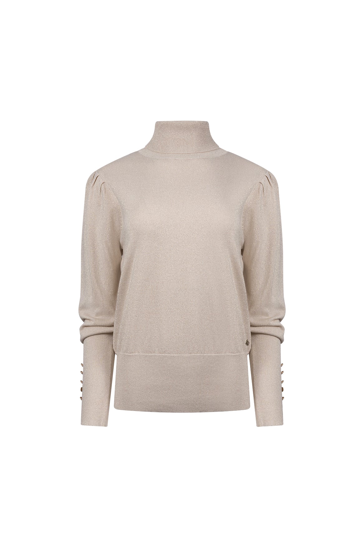 Sylvia Pullover Lurex | Sand