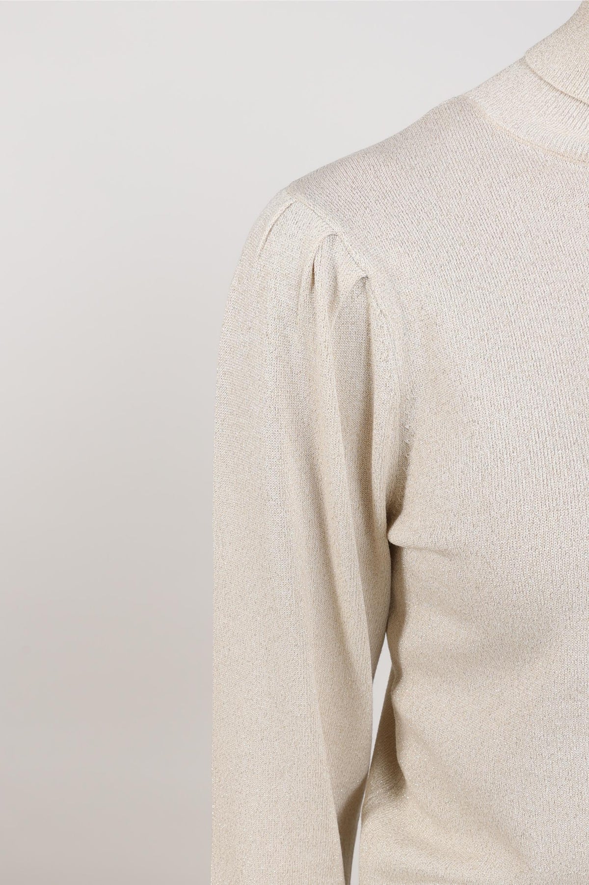Sylvia Pullover Lurex | Sand