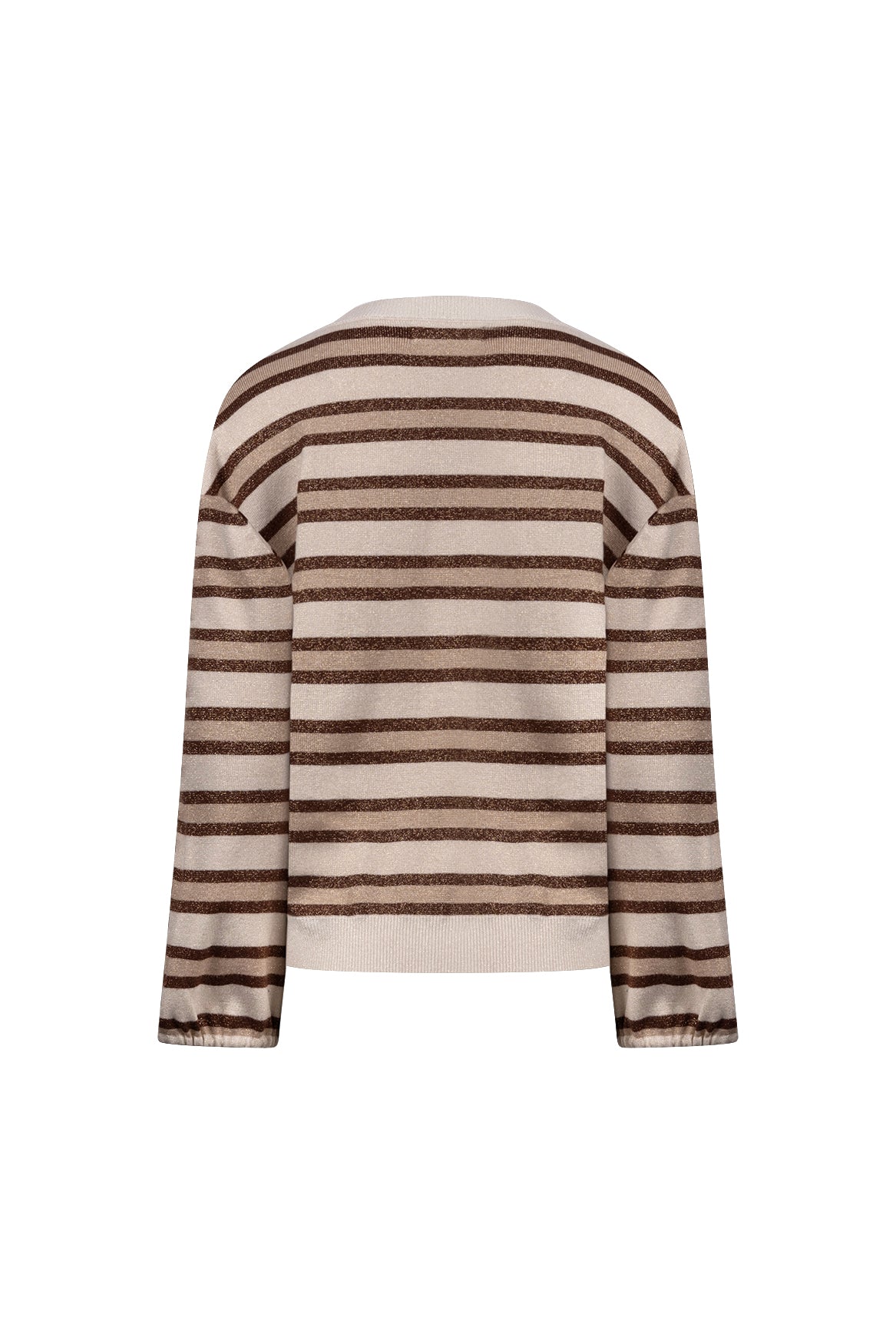 Kim Pullover Stripe | Sand/Toffee