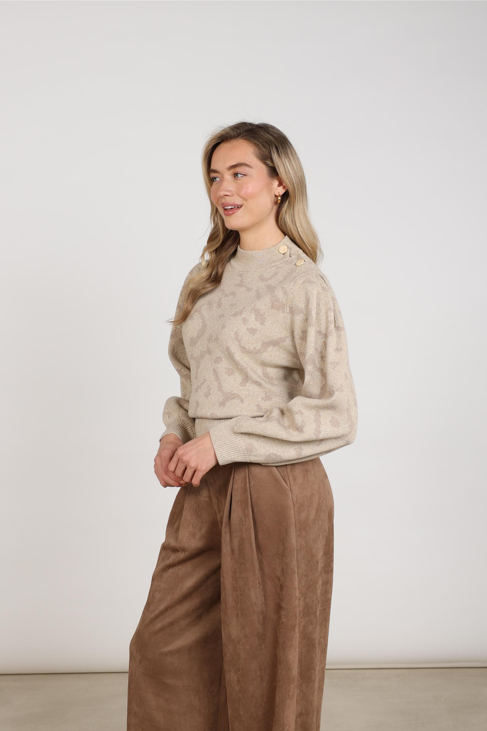 Kristel Pullover Print | Sand