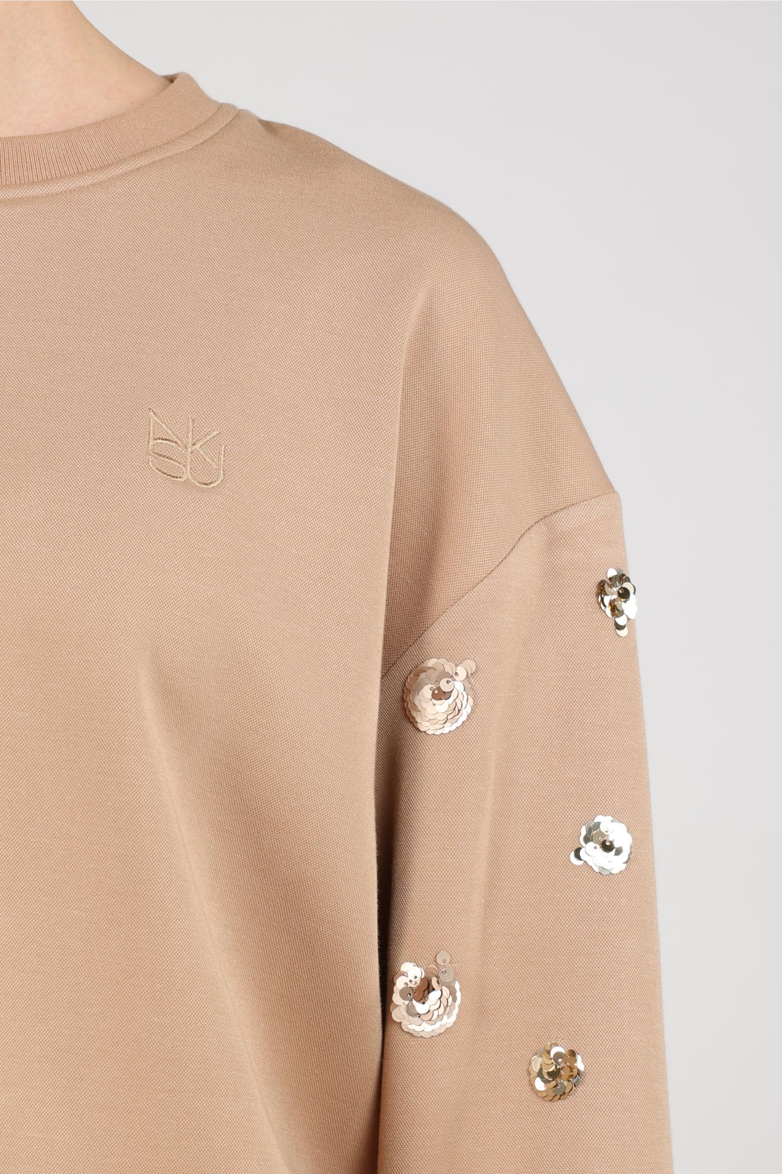 Sara Pullover Paillet | Toffee