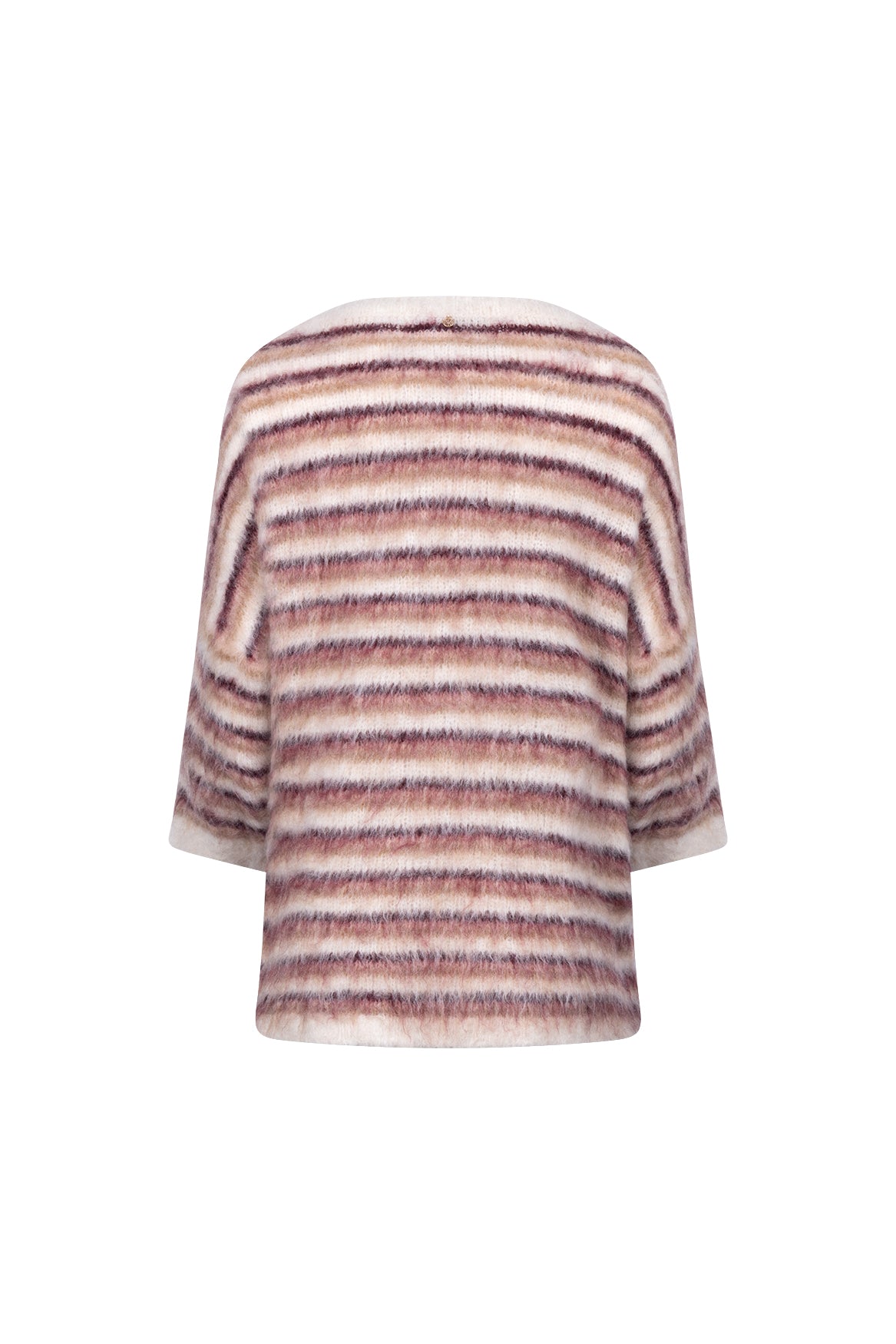 Lucia Pullover Streifen | Offwhite/Rosé