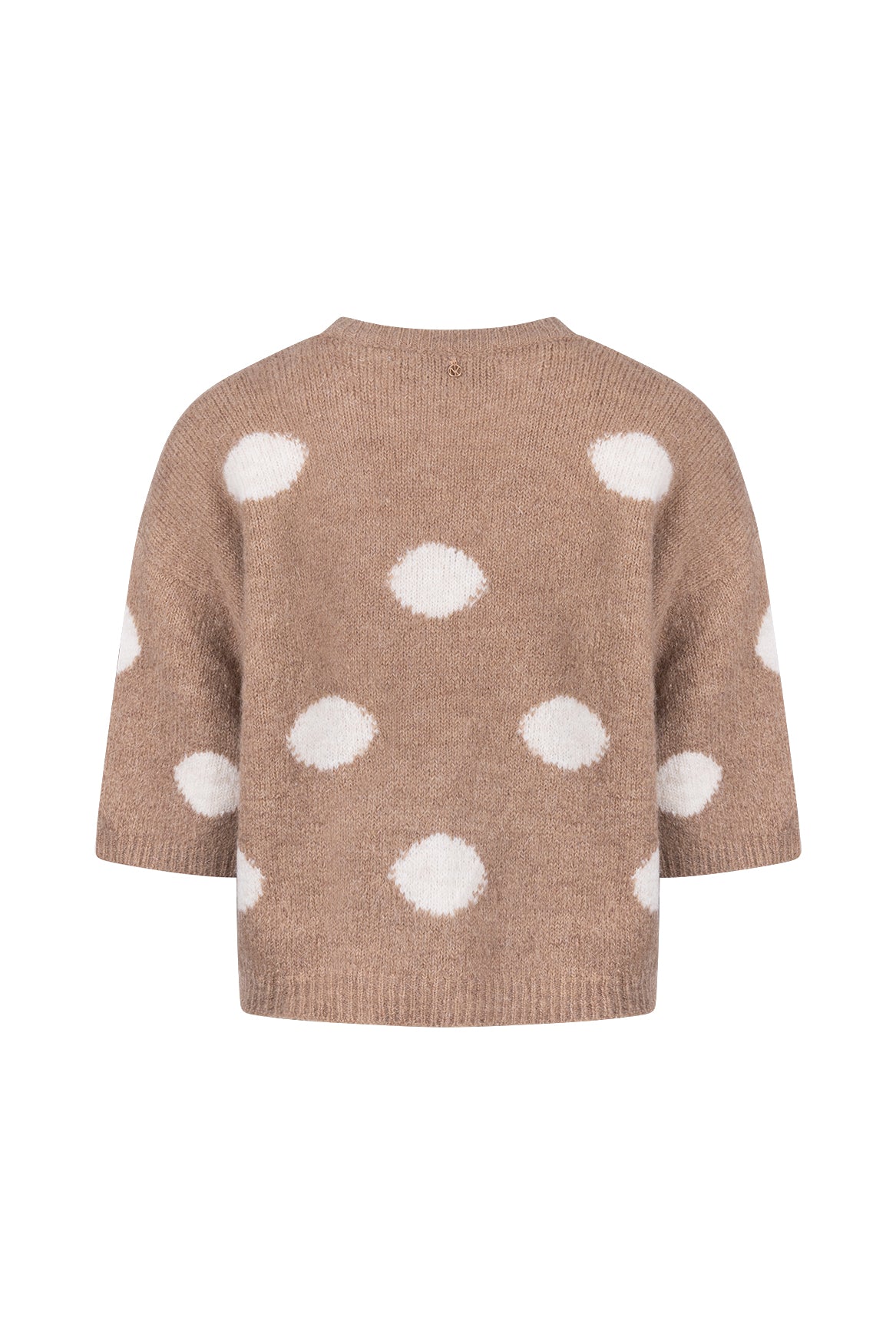 Lara Pullover Dots | Taupe