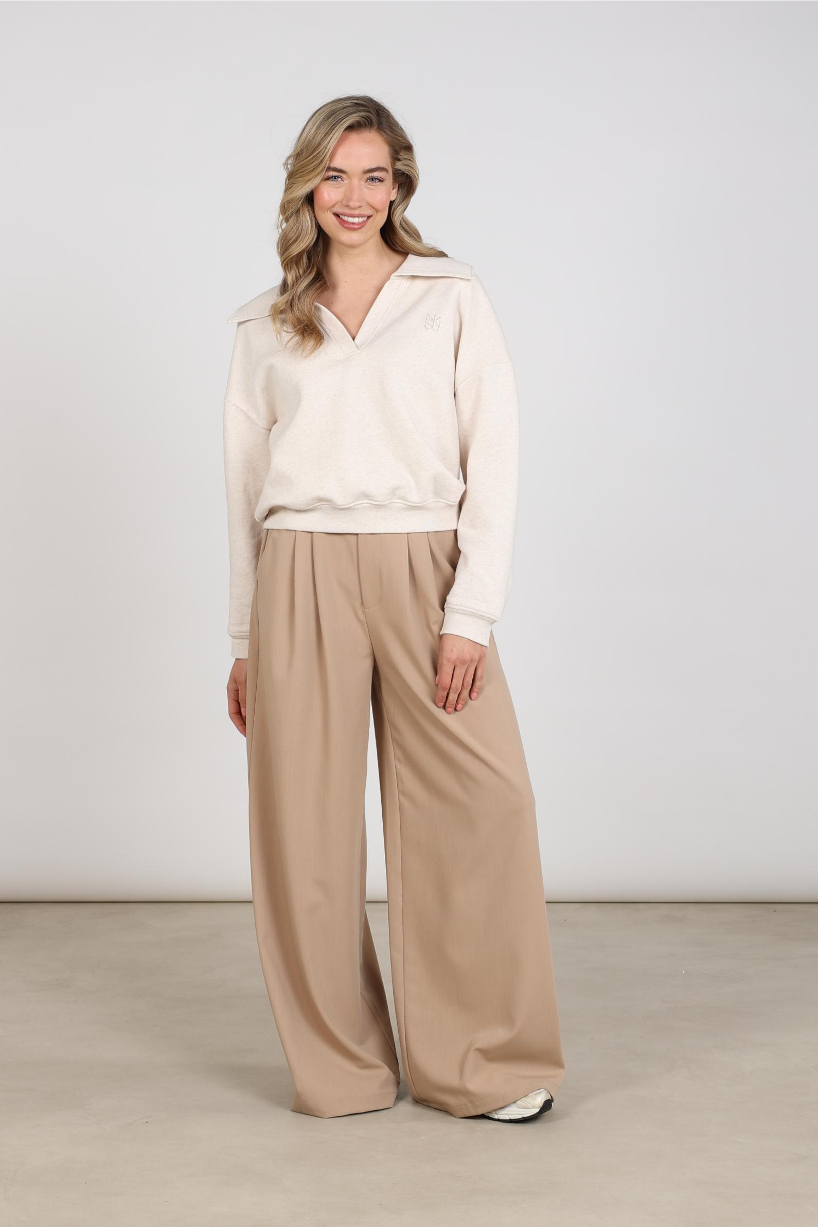 Nicky Pullover | Sand Melange
