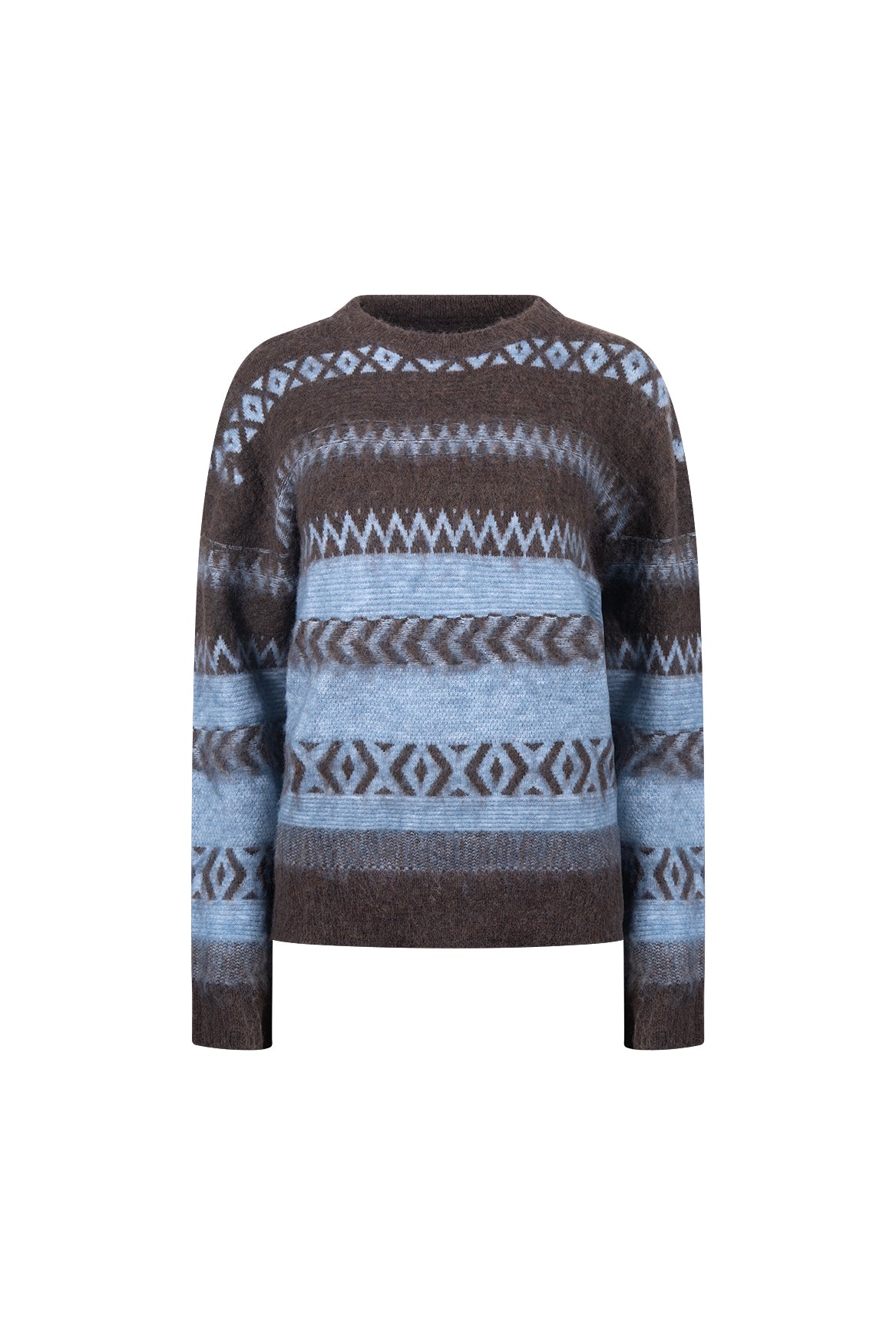 Mikela Pullover | Chocolate/Sky