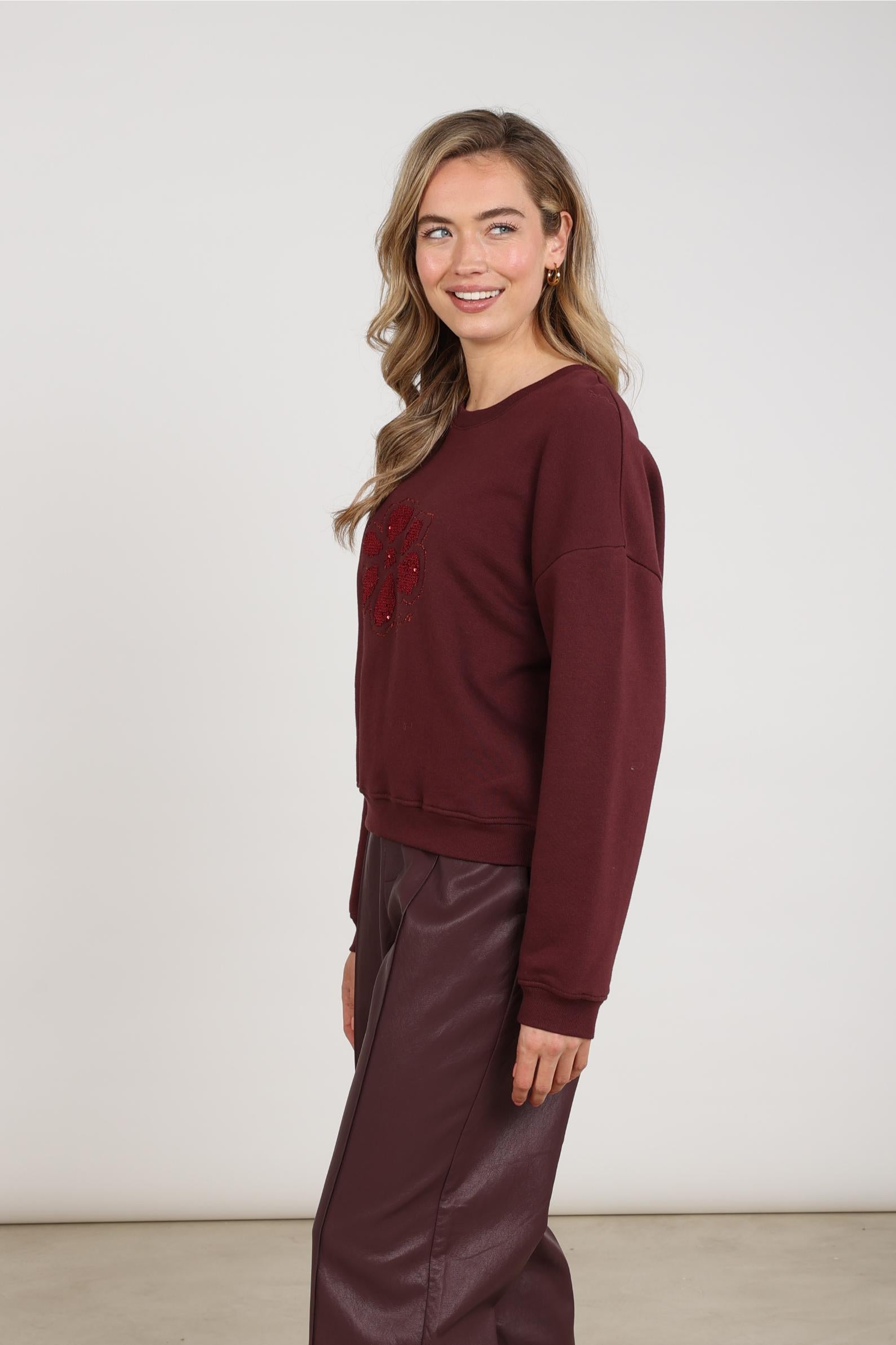 Nathaly Pullover | Cherry