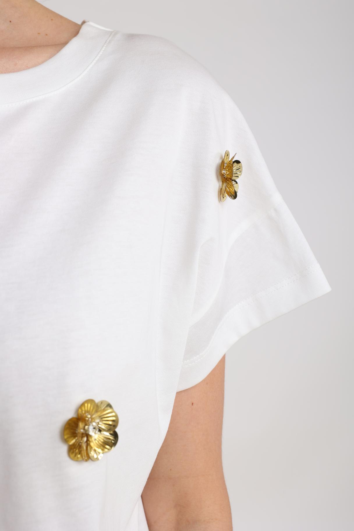 Pearly Shirt Flower | Off White