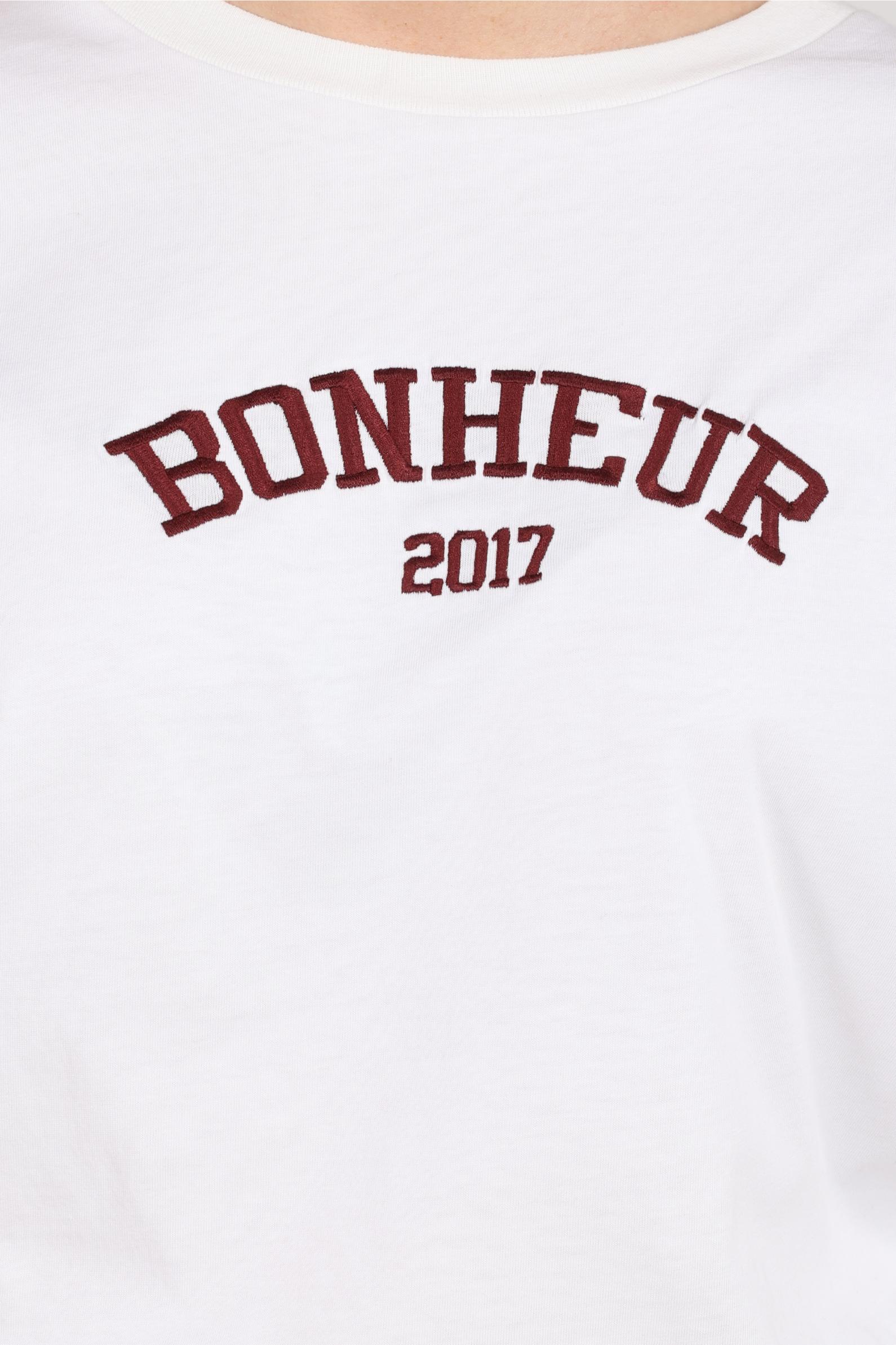 Senna T-shirt | Offwhite/Cherry