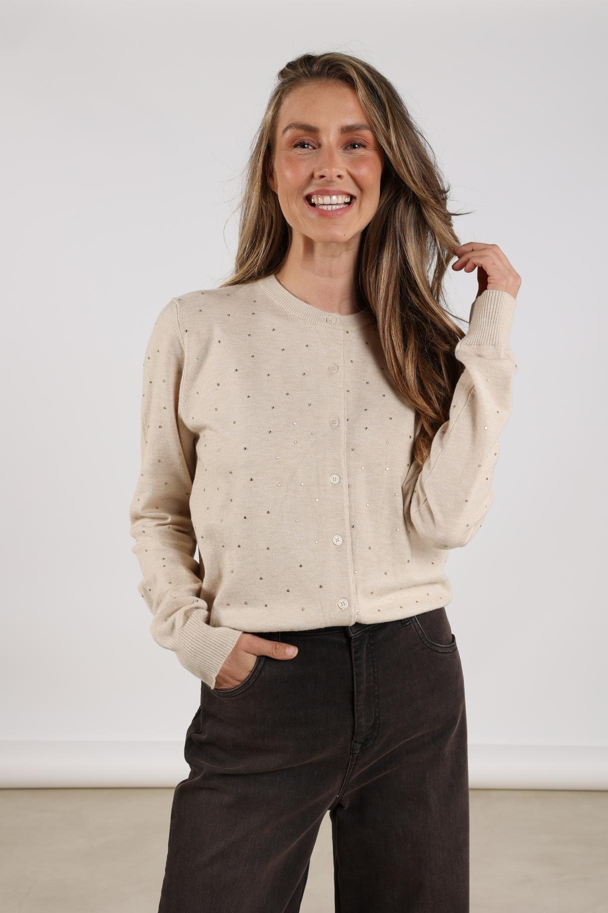 Violetta Cardigan | Sand