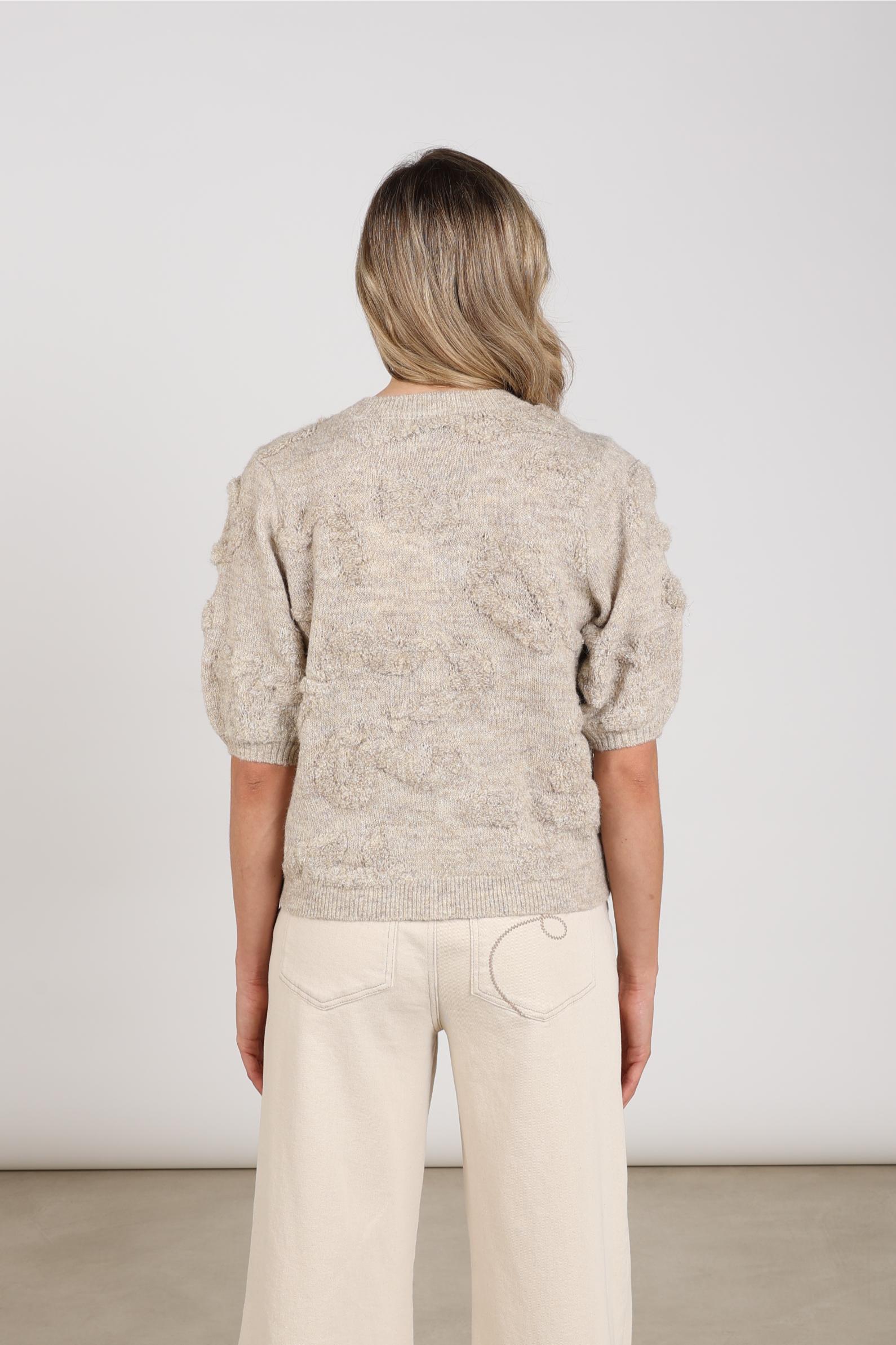 Maggy Cardigan SS | Sand