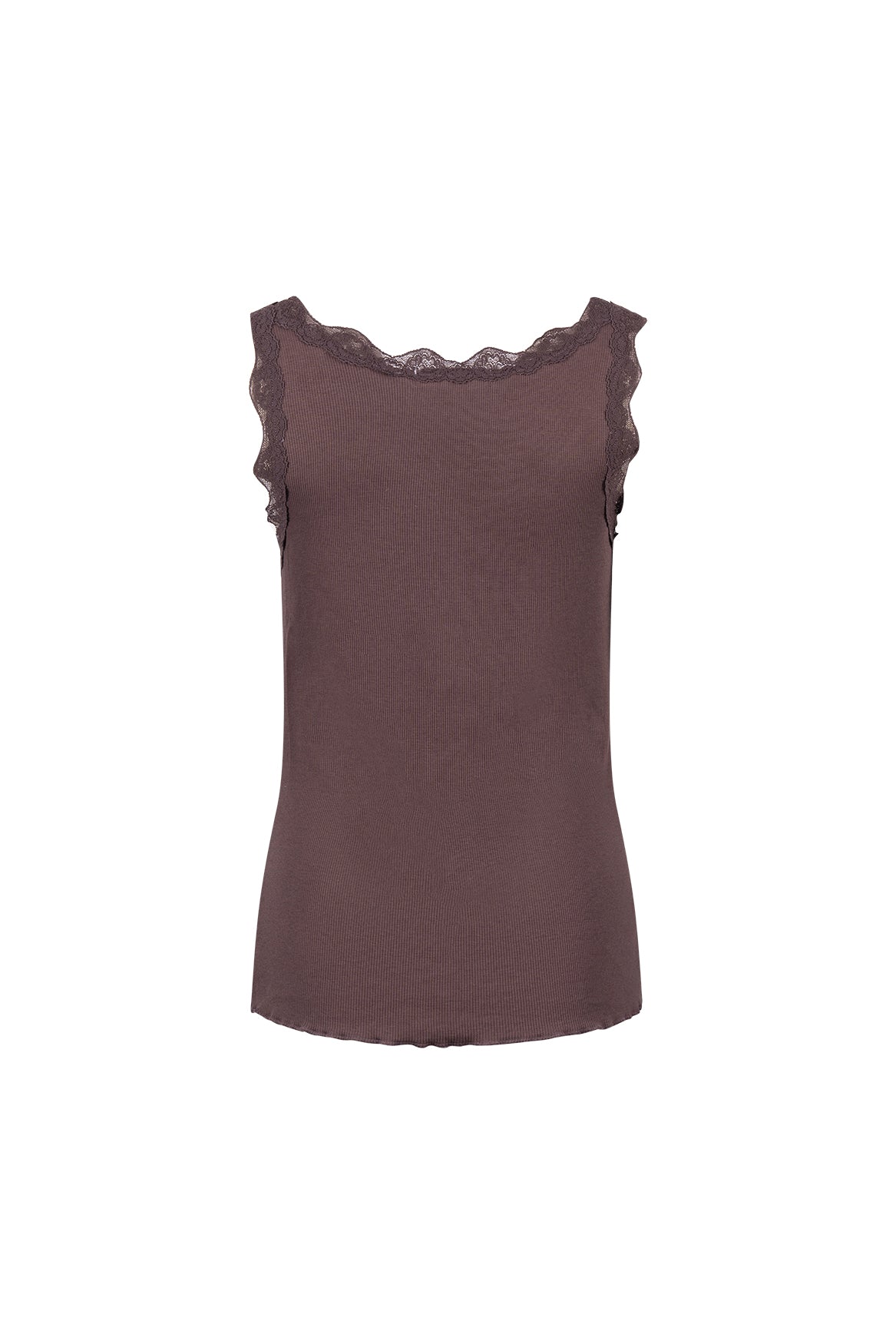 Maddie Singlet Lace | Chocolate