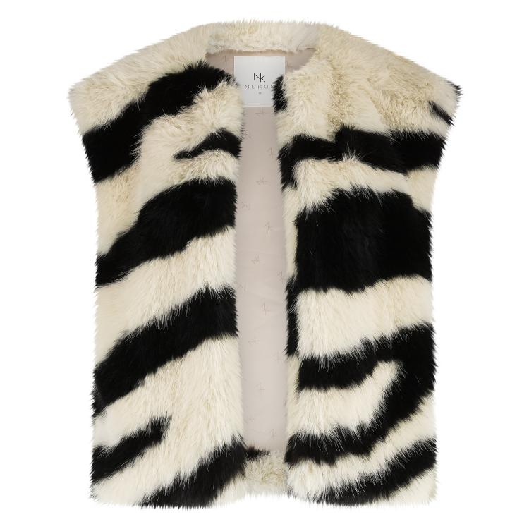 Fally Gilet | Sand/Black