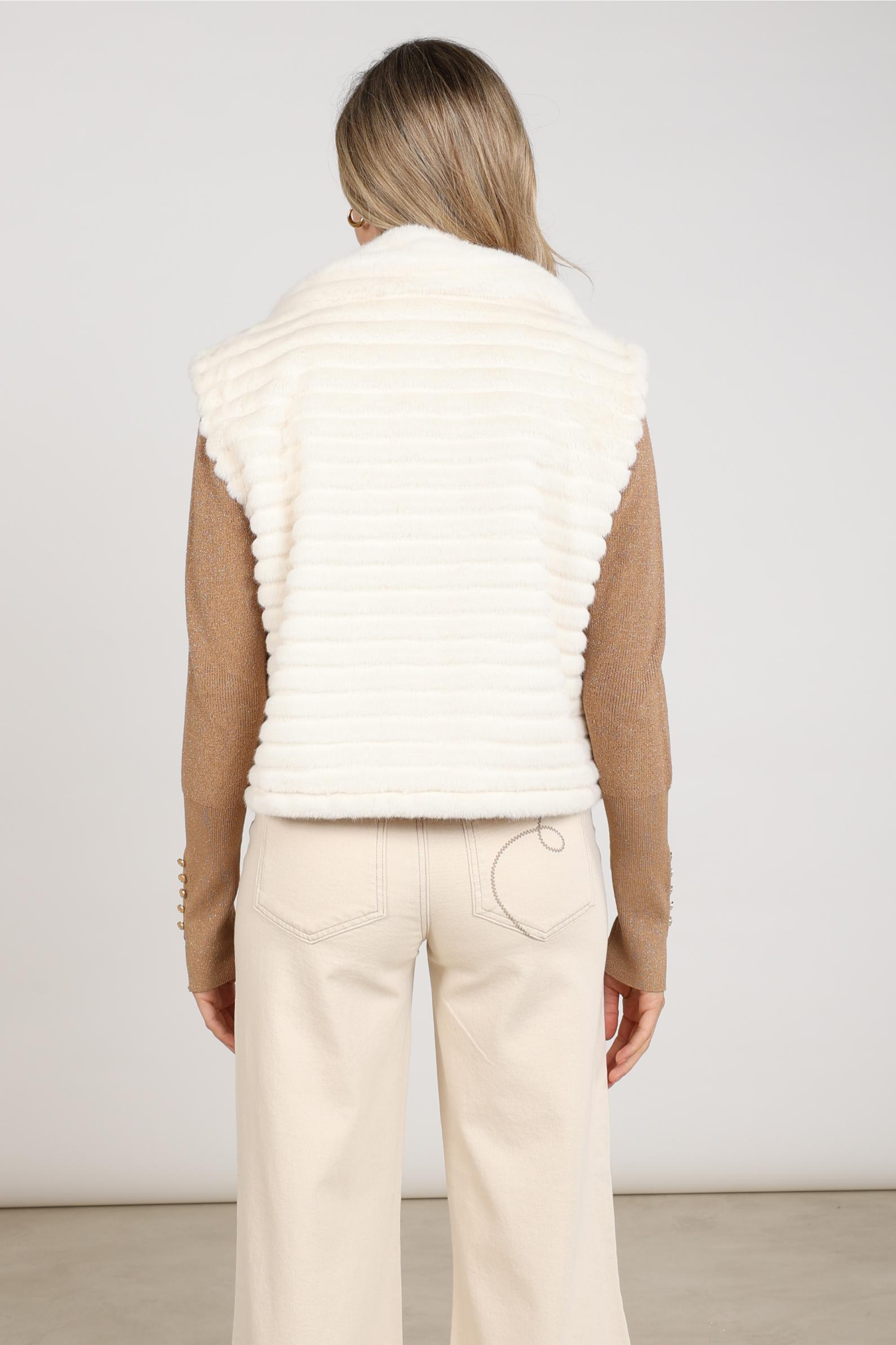 Harriet Gilet Zipper | Off White