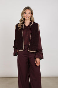 Cherry/Taupe