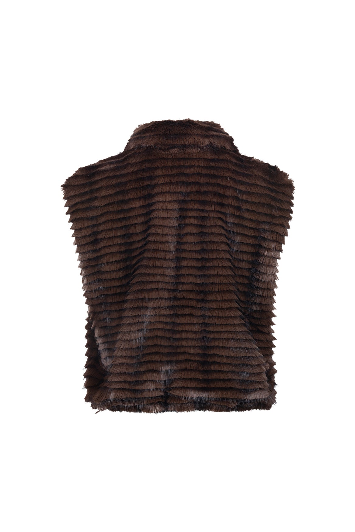 Harriet Gilet Zipper | Chocolate