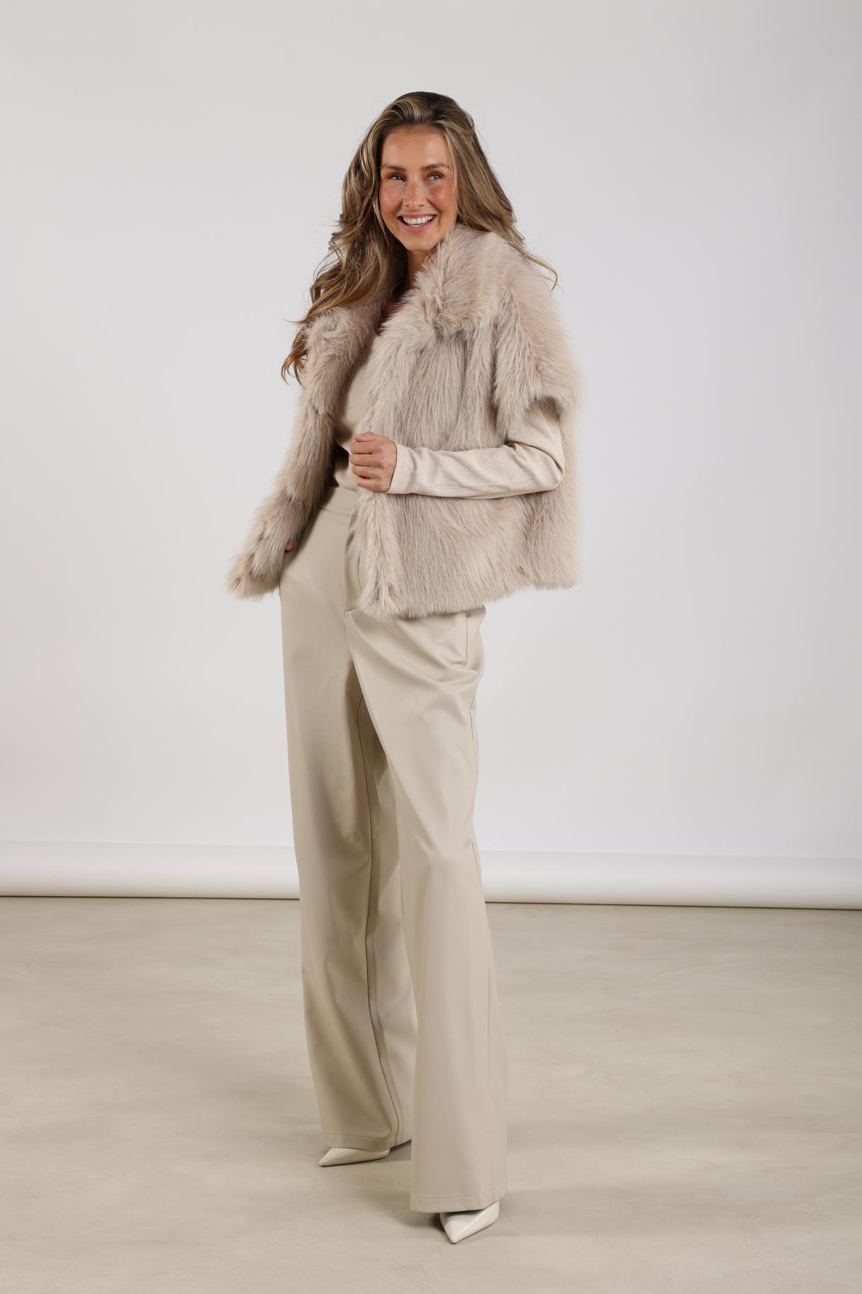 Fenna Pants PU | Sand