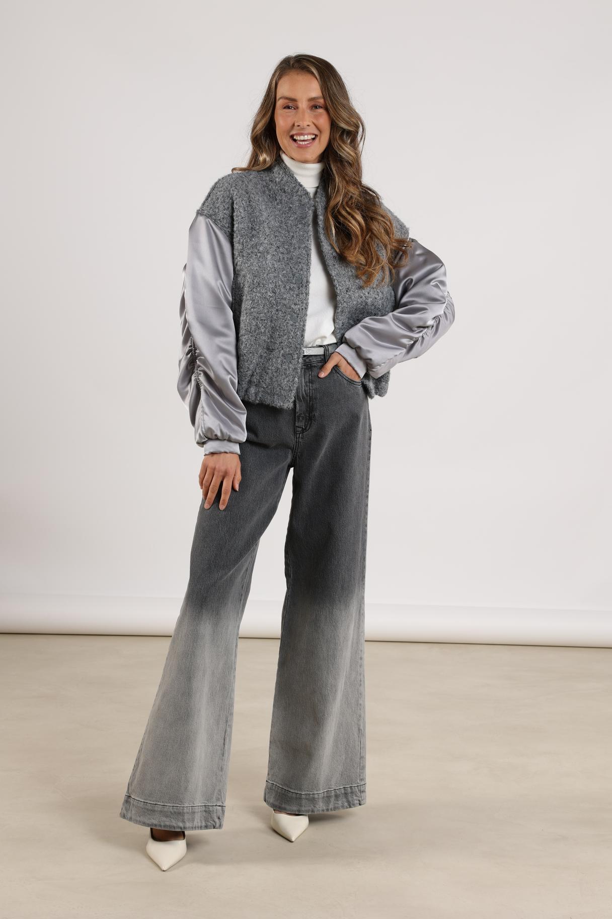 Abby Pants Denim | Grey Denim