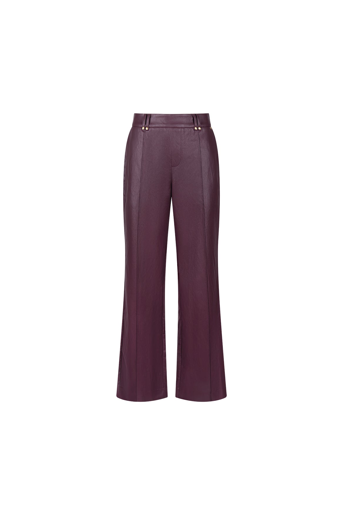 Jill Pants PU | Cherry