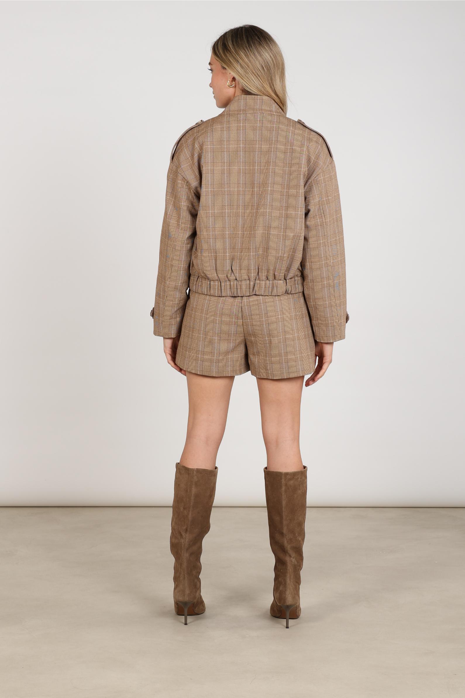 Esmee Shorts Check | Toffee